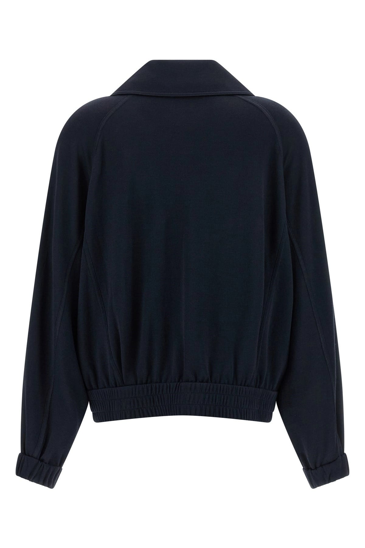 Brunello Cucinelli Brunello Cucinelli Shiny Zipper Pull Sweatshirt