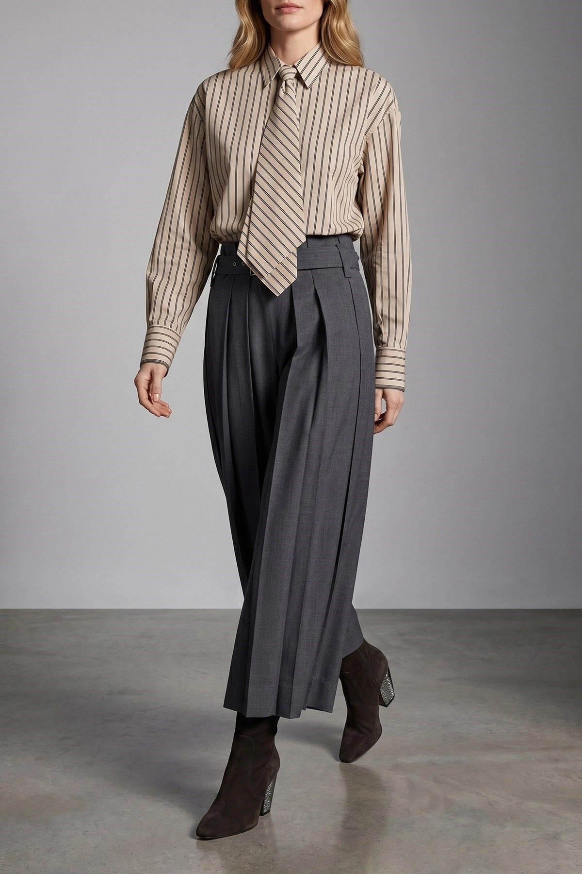Brunello Cucinelli Hemd mit Bindedetail