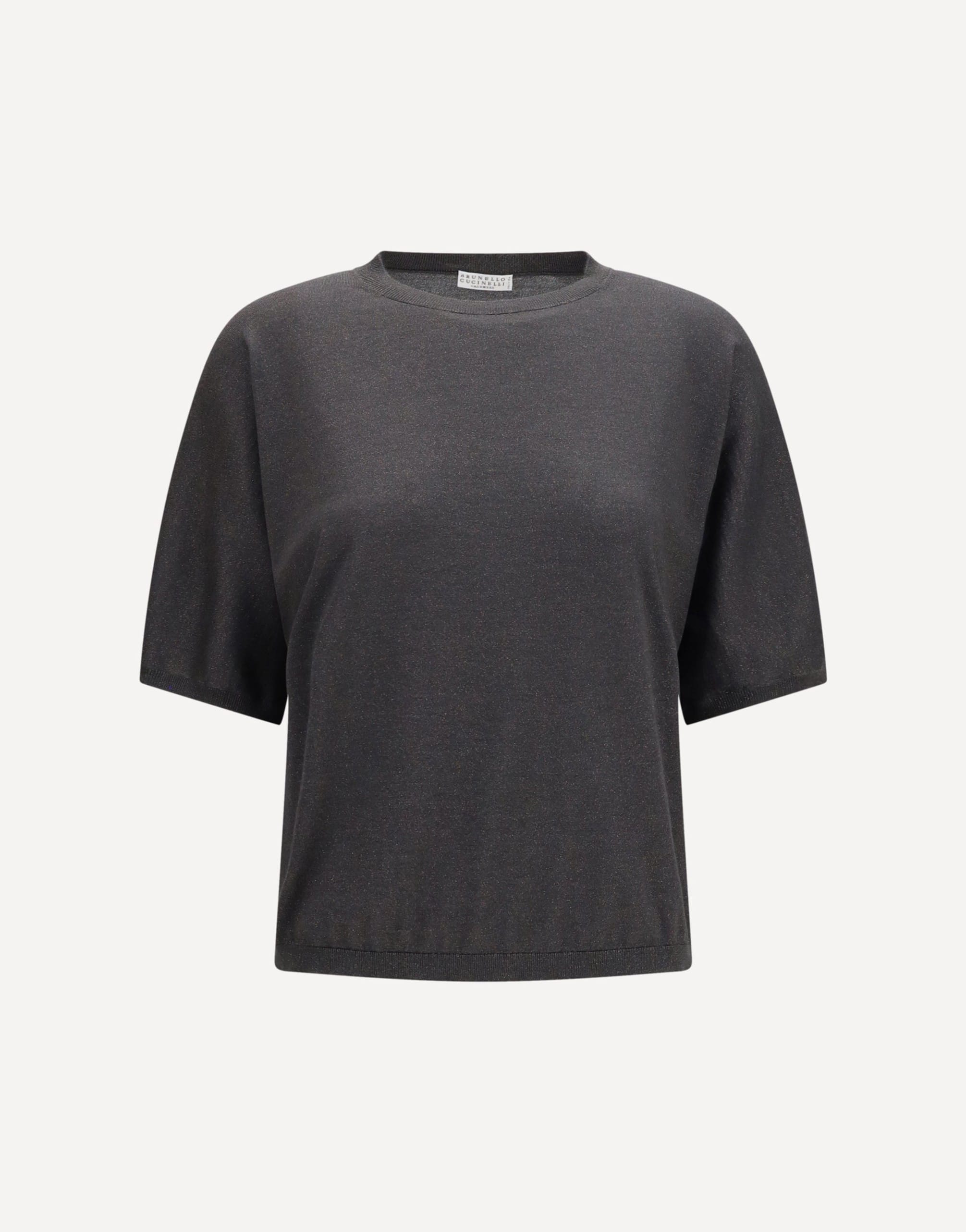 Brunello Cucinelli Brunello Cucinelli Short-Sleeve Cashmere Silk Sweater