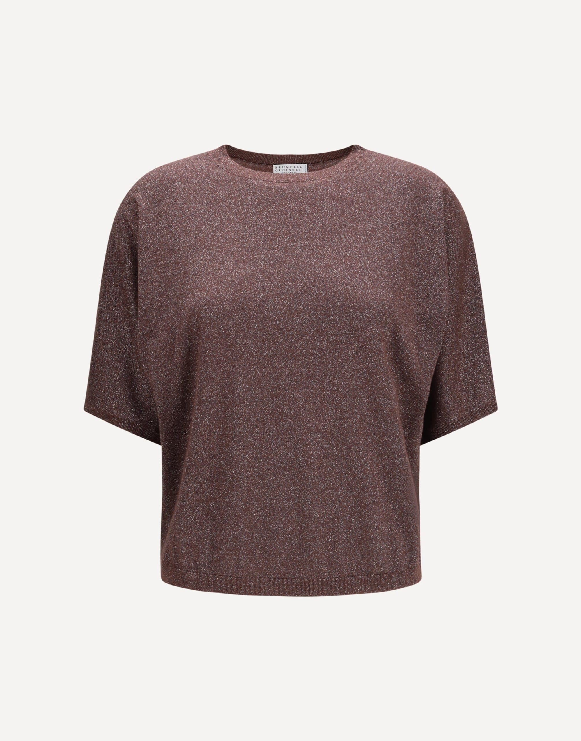 Brunello Cucinelli Brunello Cucinelli Short-Sleeve Cashmere Silk Sweater