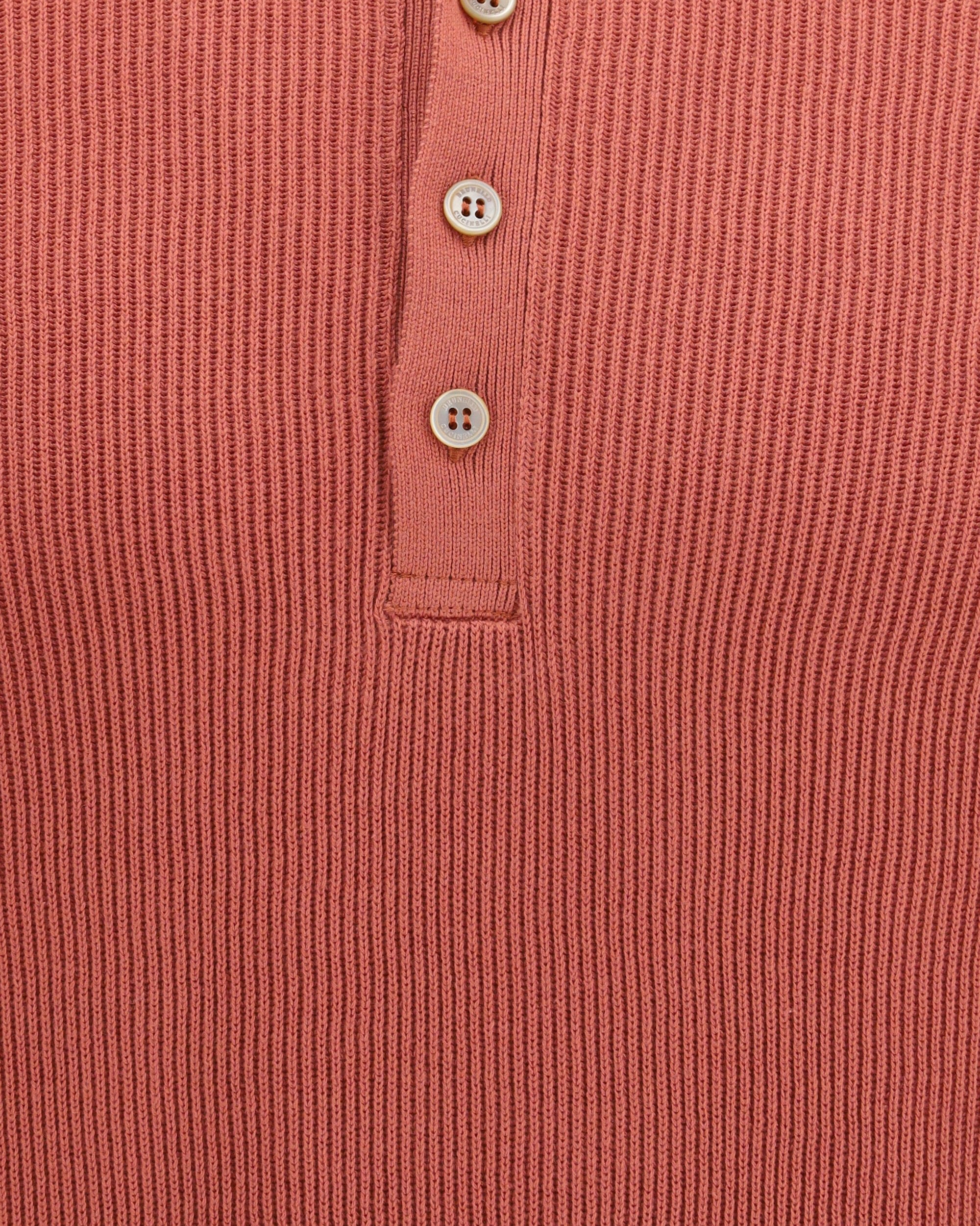 Brunello Cucinelli Short-Sleeve Polo With Buttons