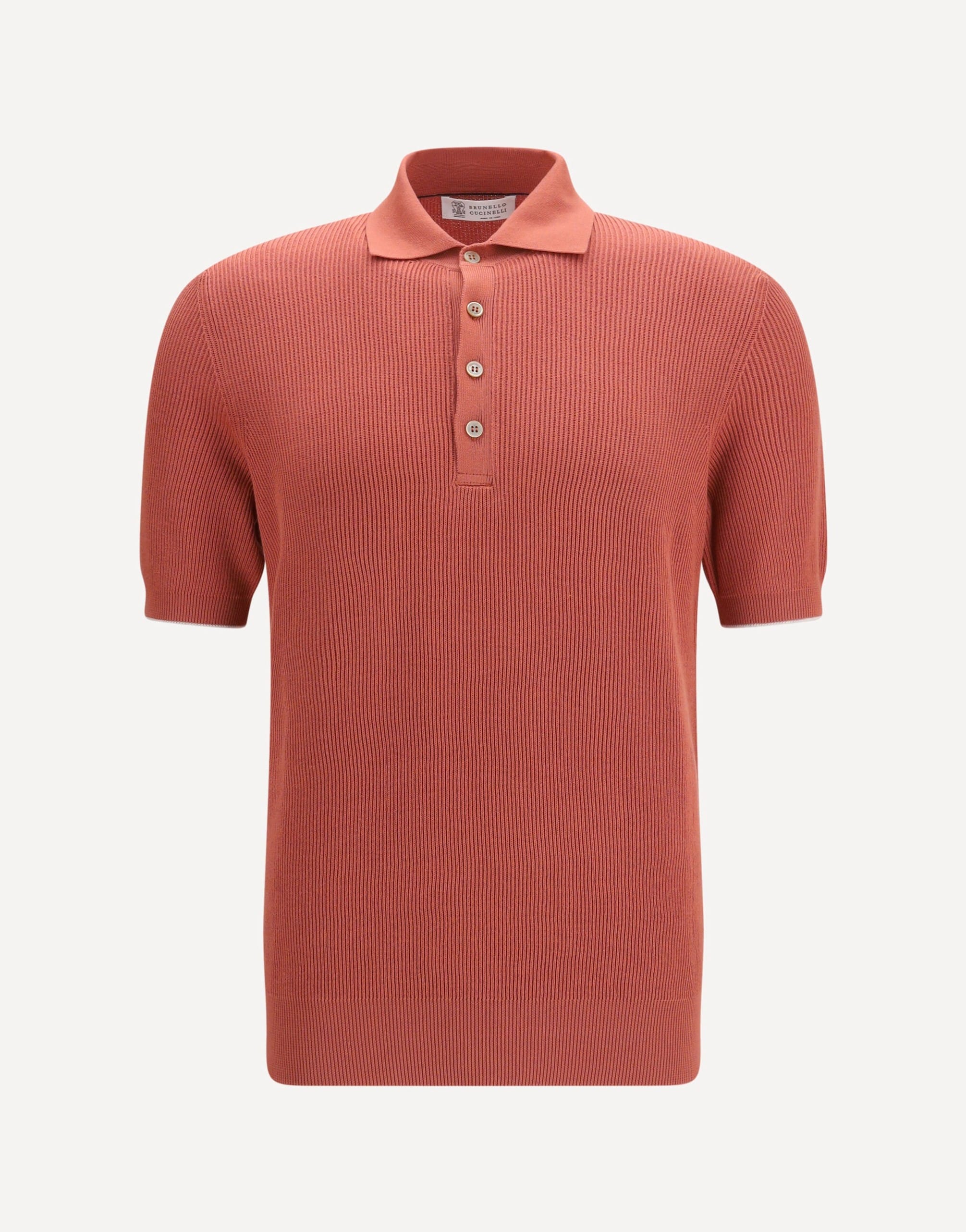 Brunello Cucinelli Short-Sleeve Polo With Buttons