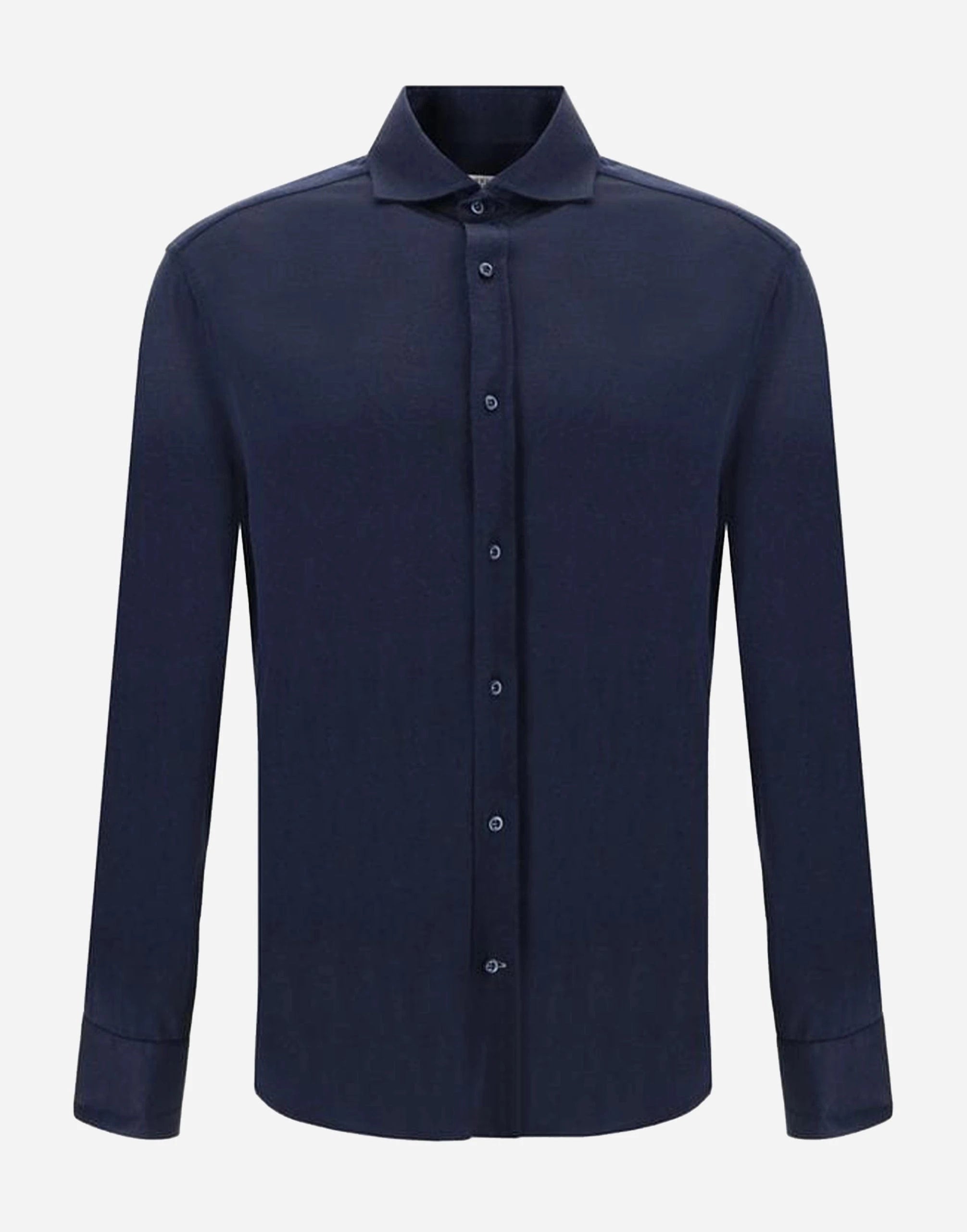 Brunello Cucinelli Silk-Cotton Blend Jersey Shirt