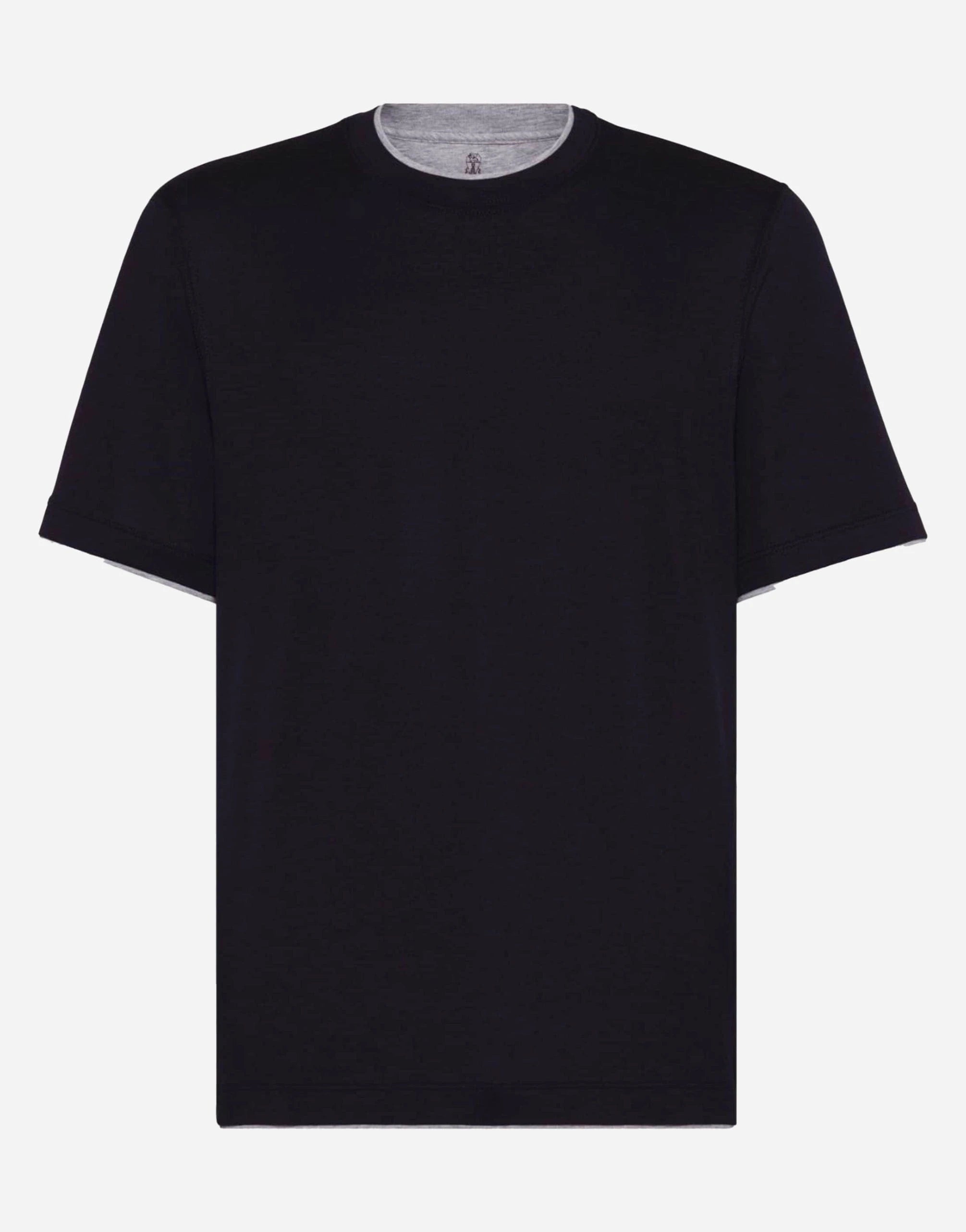 Brunello Cucinelli Silk-Cotton Blend T-Shirt