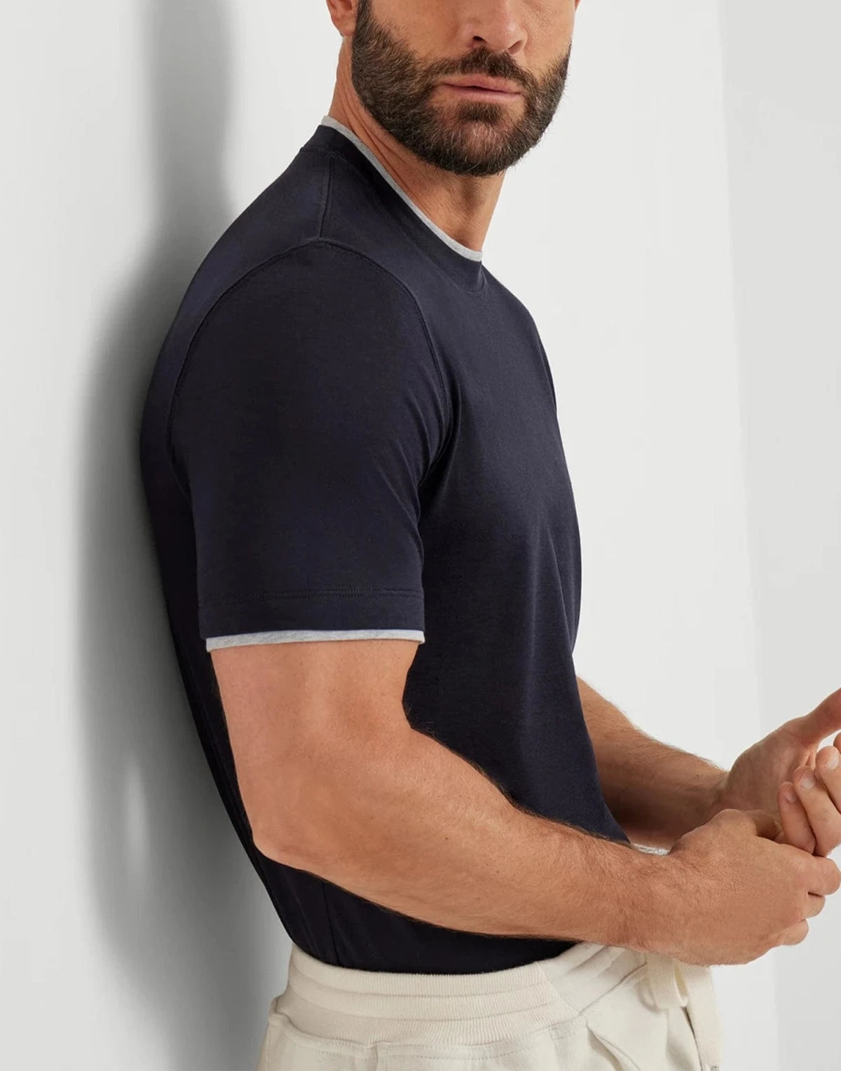 Brunello Cucinelli Silk-Cotton Blend T-Shirt