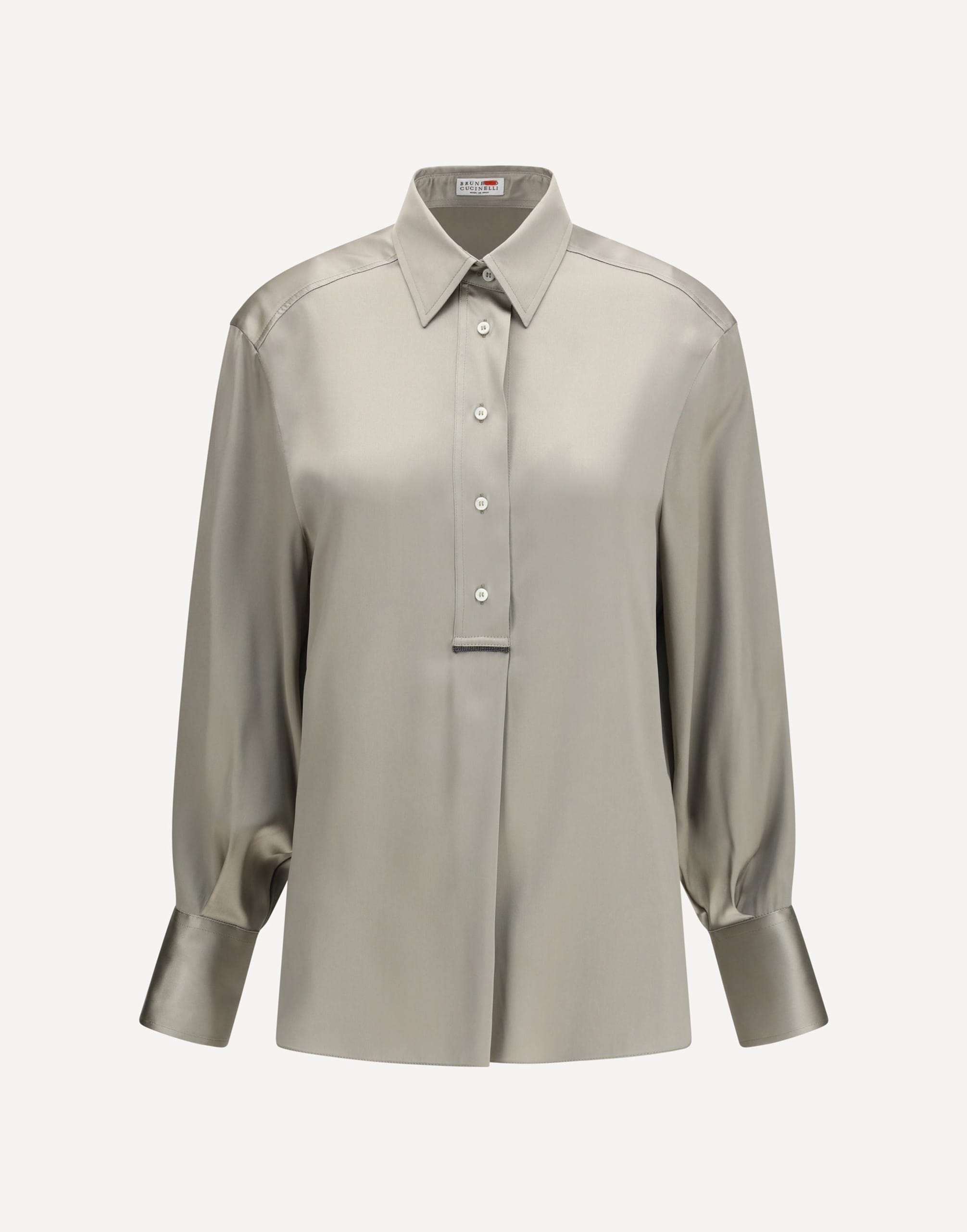 Brunello Cucinelli Silk Satin Shirt