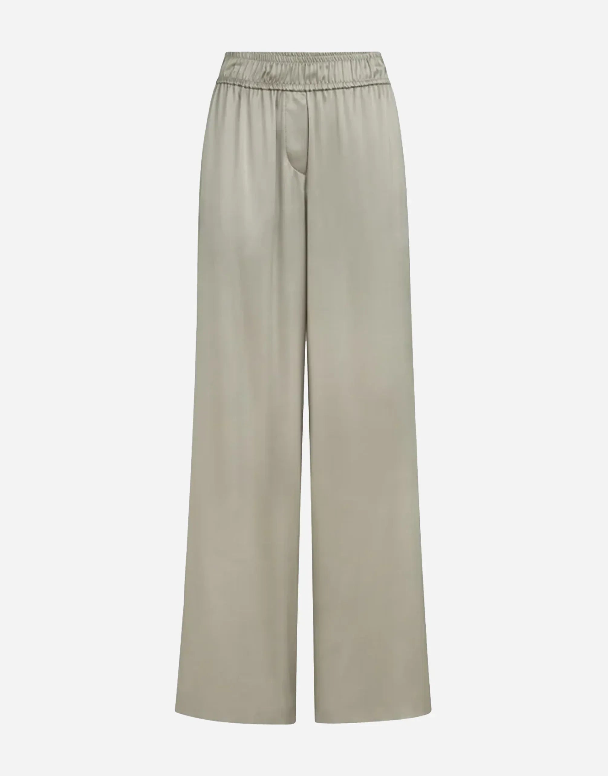 Brunello Cucinelli Silk Satin Track Trousers