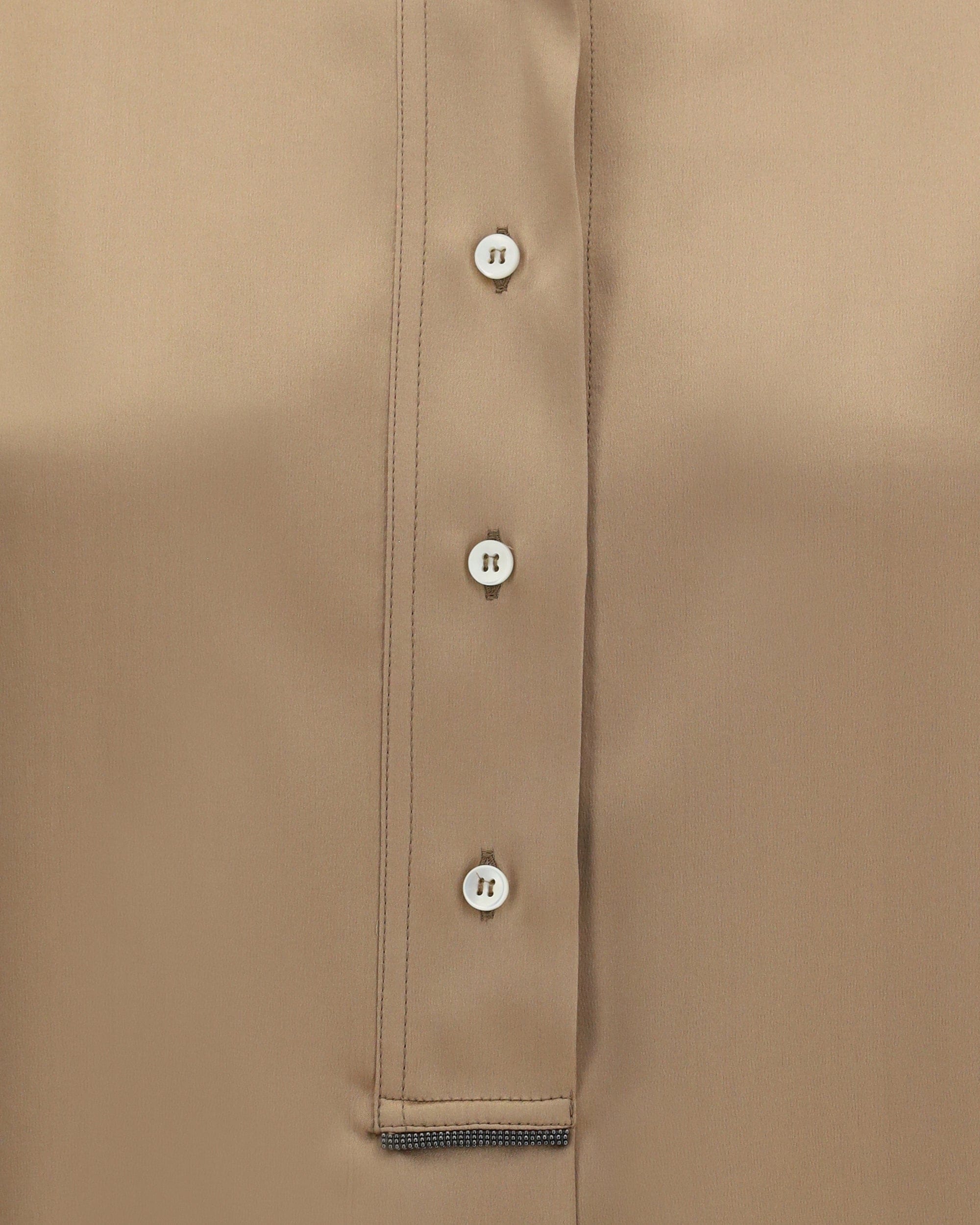 Brunello Cucinelli Brunello Cucinelli Silk Short-Sleeved Shirt
