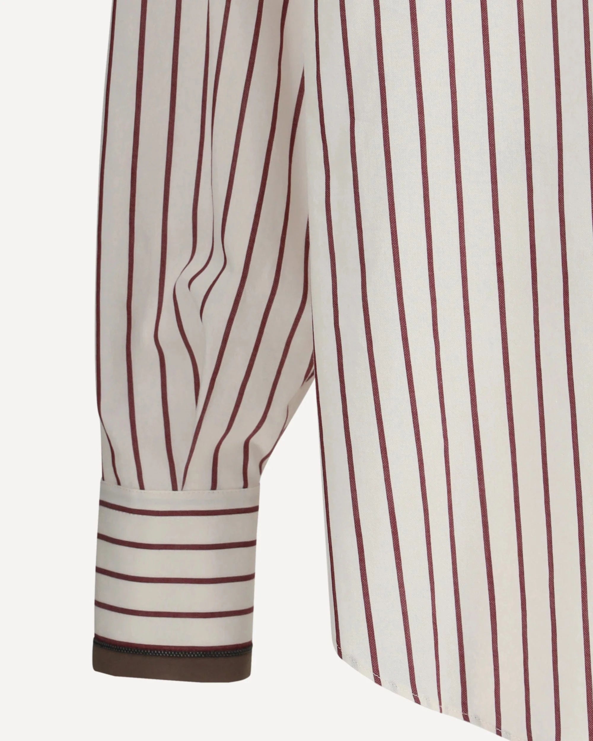 Brunello Cucinelli Silk Striped Shirt