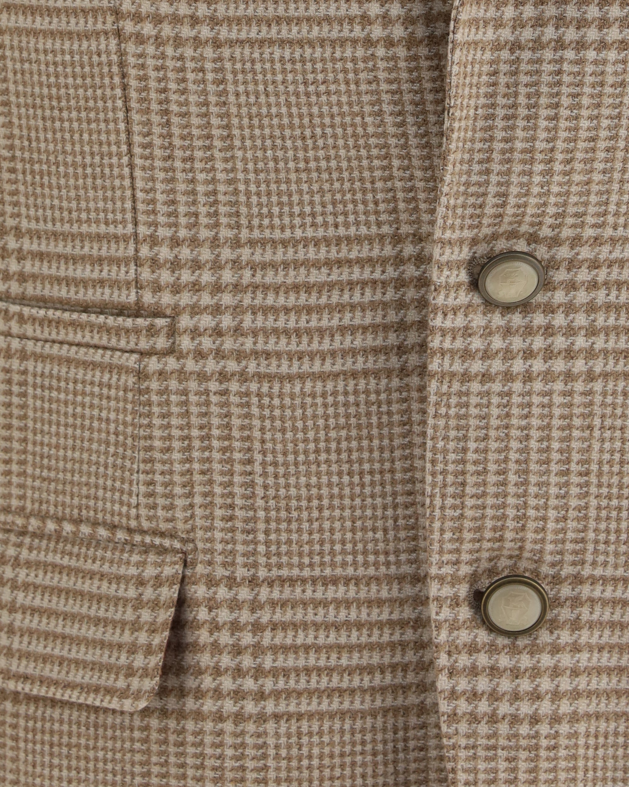 Blazer à carreaux à simple boutonnage Brunello Cucinelli