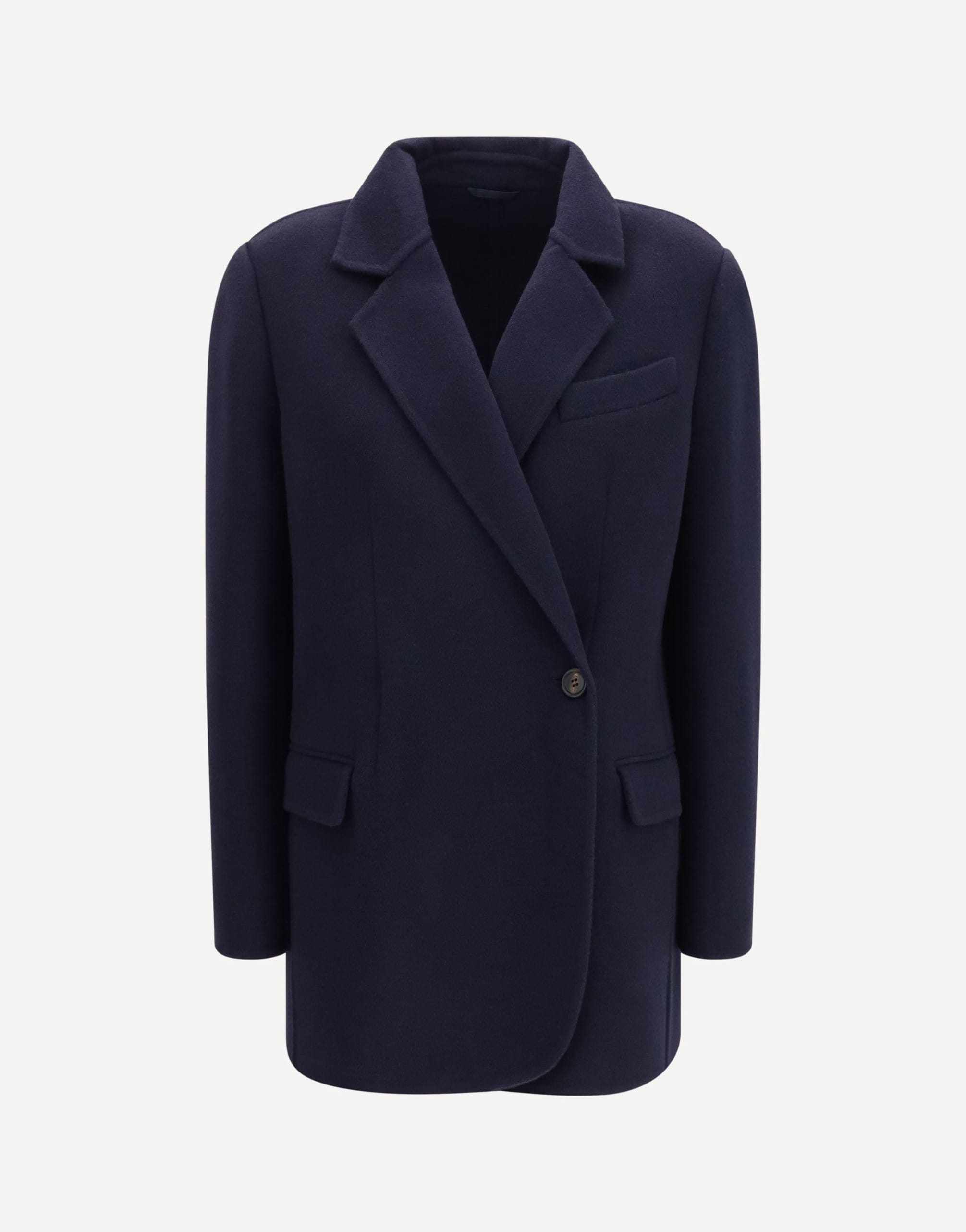 Brunello Cucinelli Brunello Cucinelli Single-Breasted Wool Cashmere Jacket