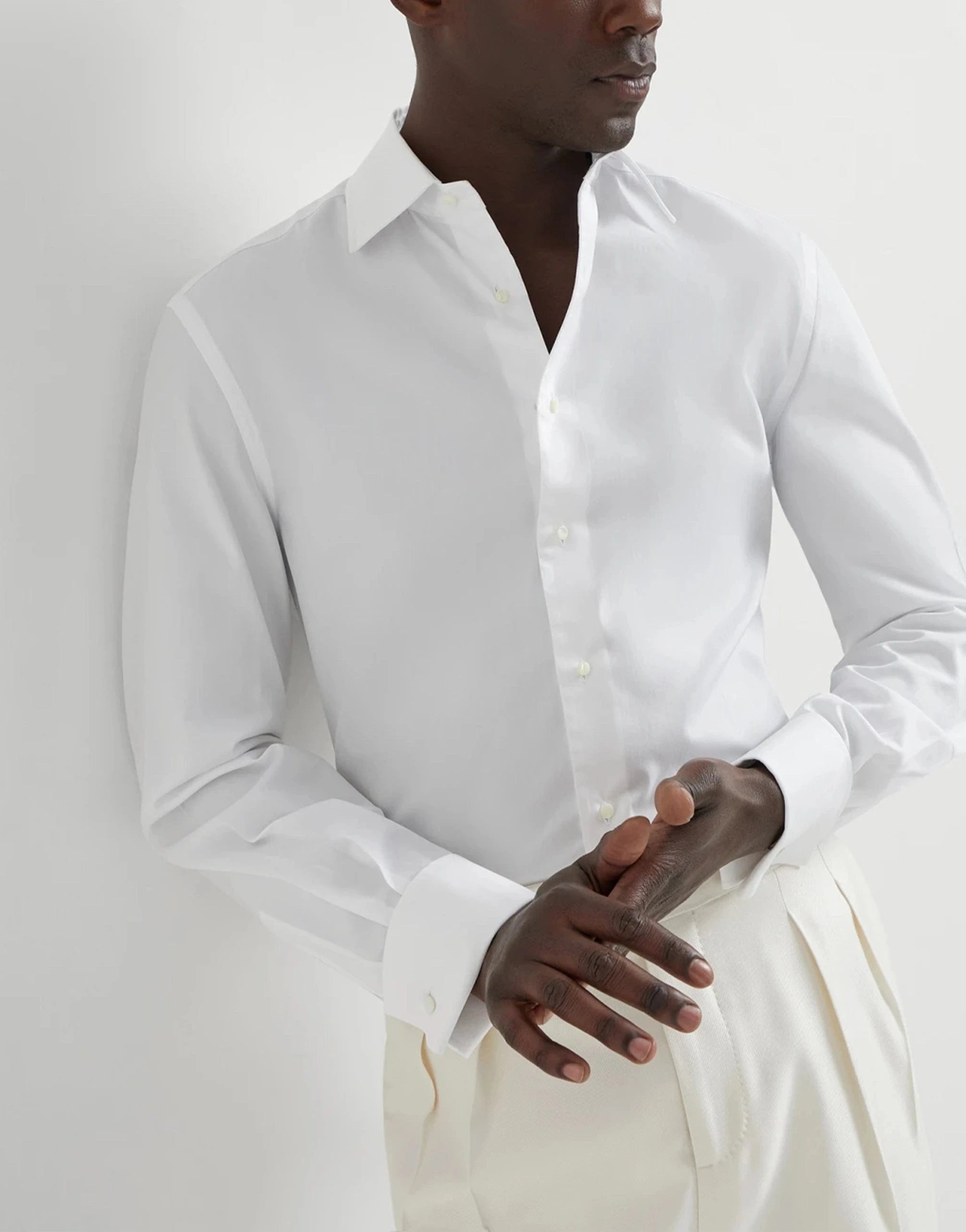 Brunello Cucinelli Slim Fit Tuxedo Shirt