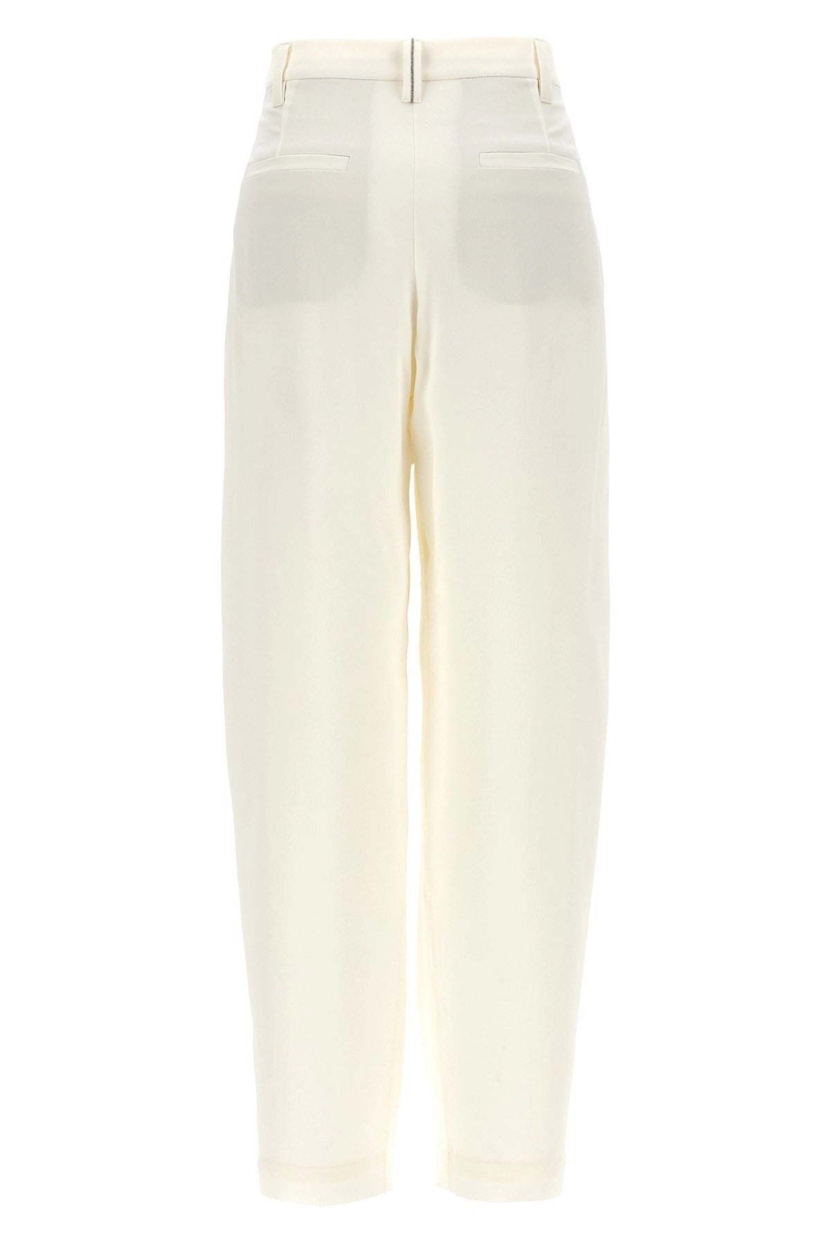 Brunello Cucinelli Lässige Hose aus Seidenkrepp