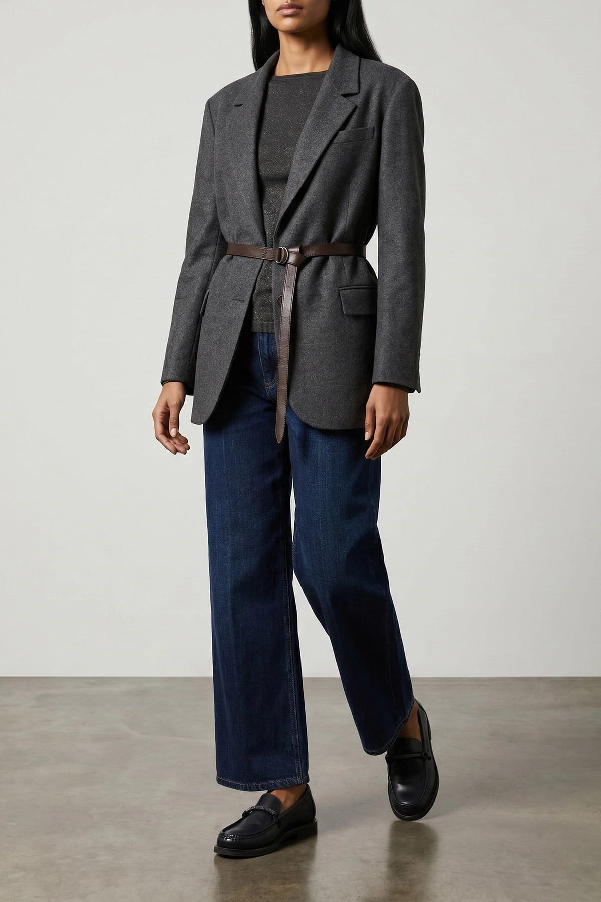 Brunello Cucinelli Sparkling Cashmere Silk Sweater - alternate view