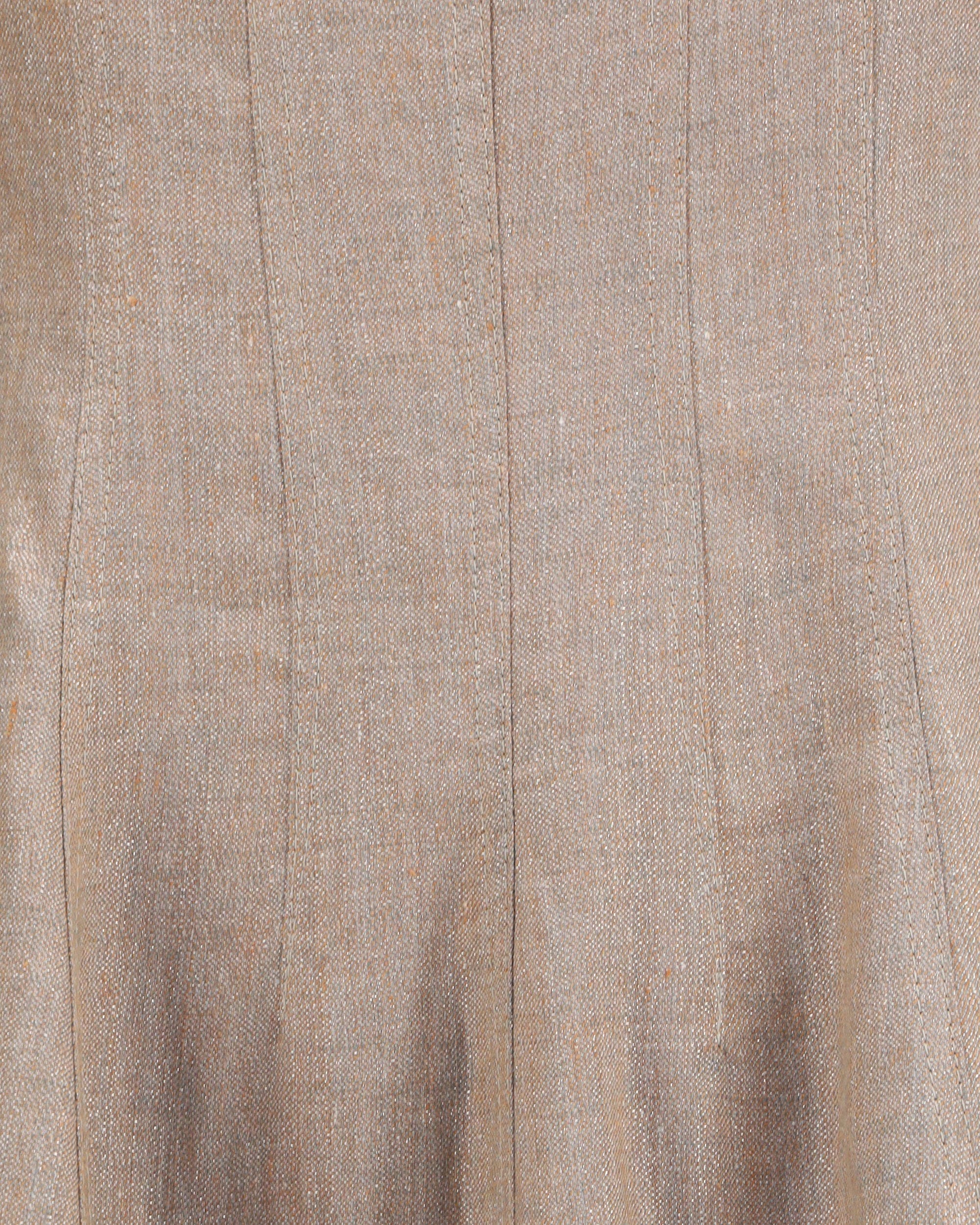 Brunello Cucinelli Sparkling Linen Twill Dress