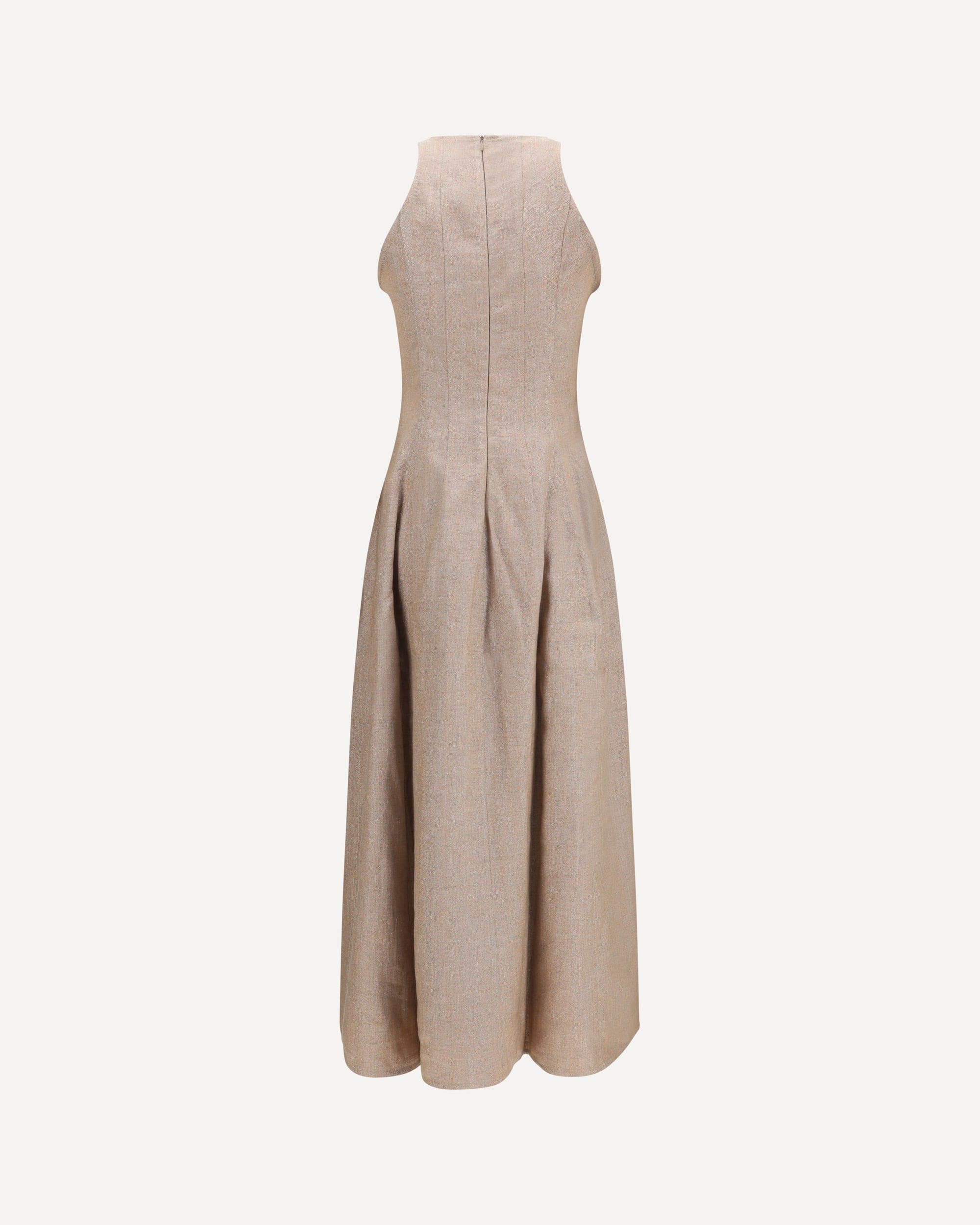 Brunello Cucinelli Sparkling Linen Twill Dress