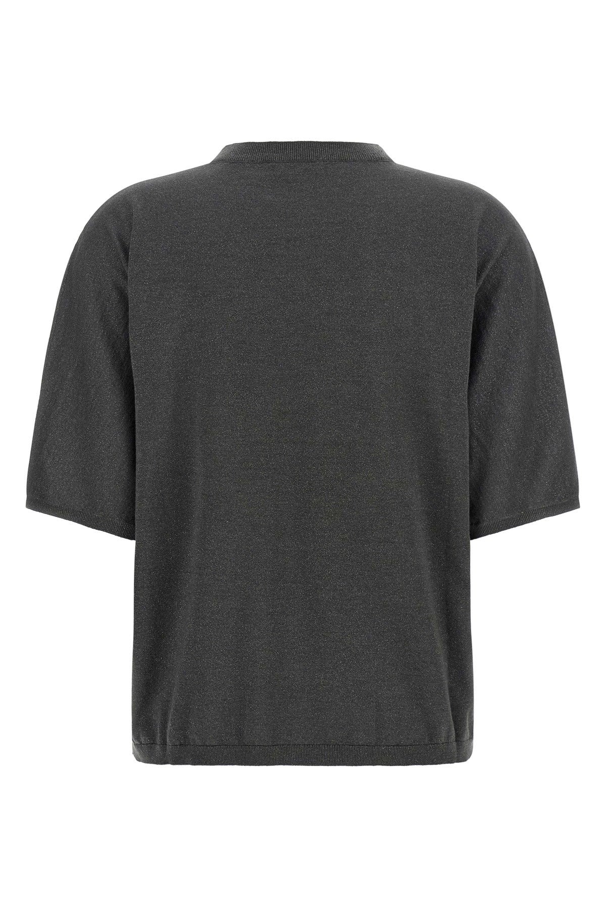 Brunello Cucinelli Sparkling Short-Sleeve Sweater