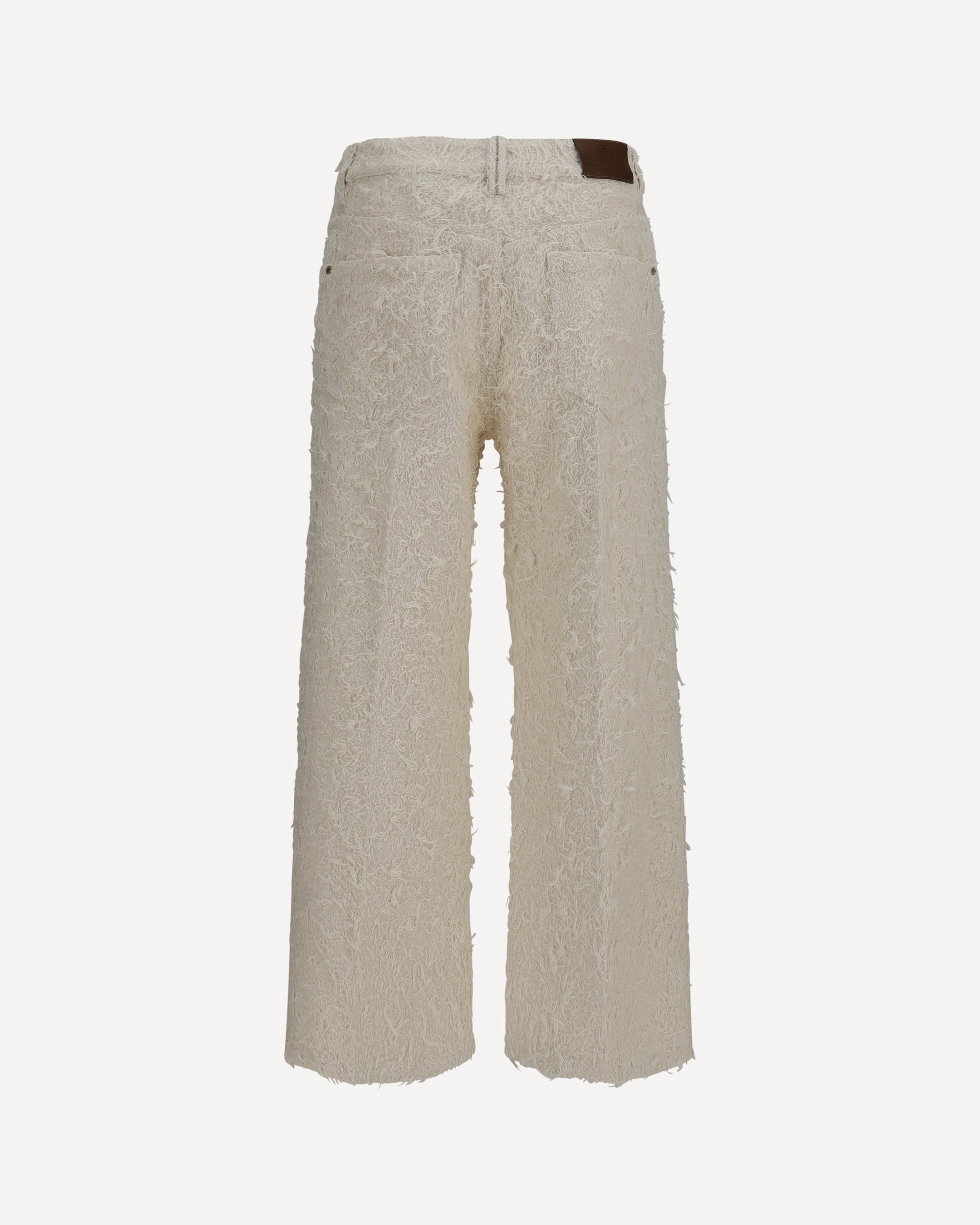Brunello Cucinelli Pantaloni cropped tinti furry a gamba dritta - alternate view