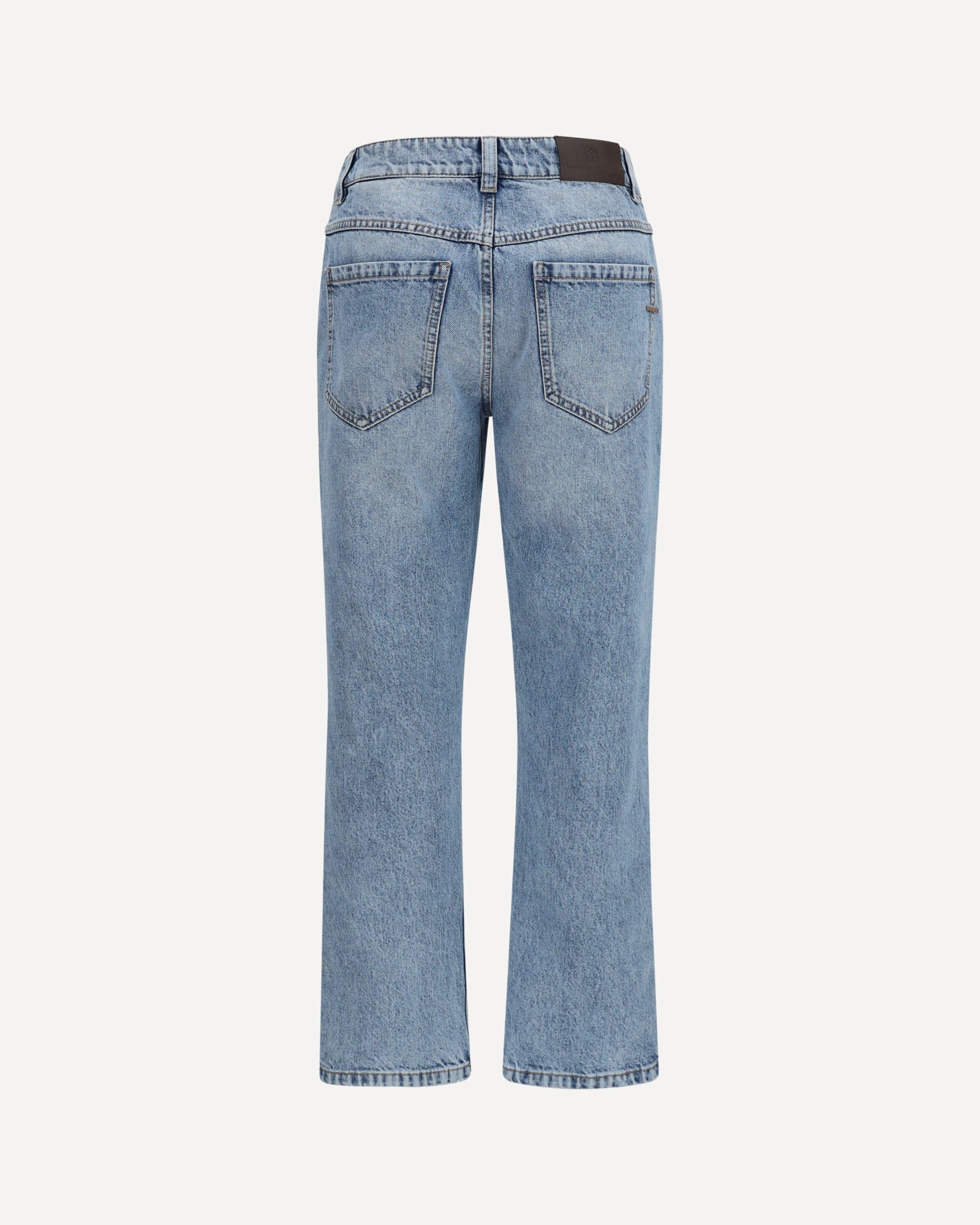 Brunello Cucinelli Pantaloni in denim dritti a cinque tasche - alternate view