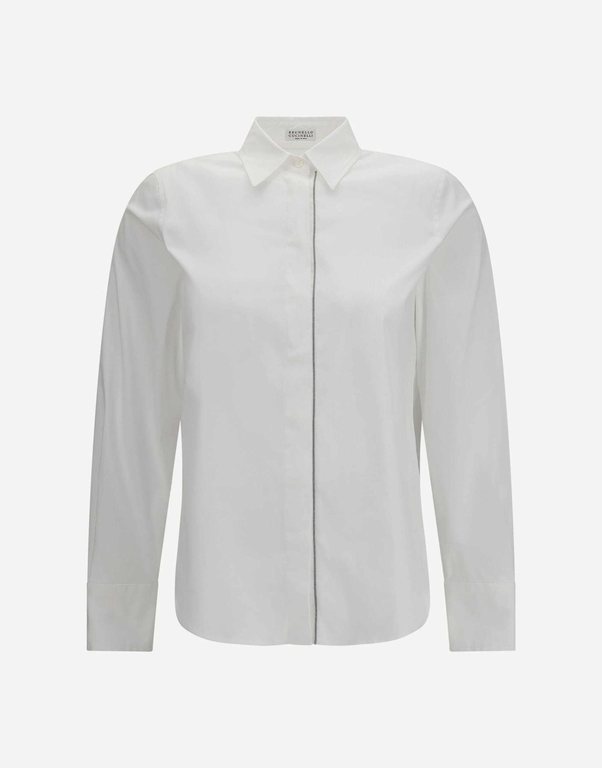 Brunello Cucinelli Stretch Cotton Poplin Shirt