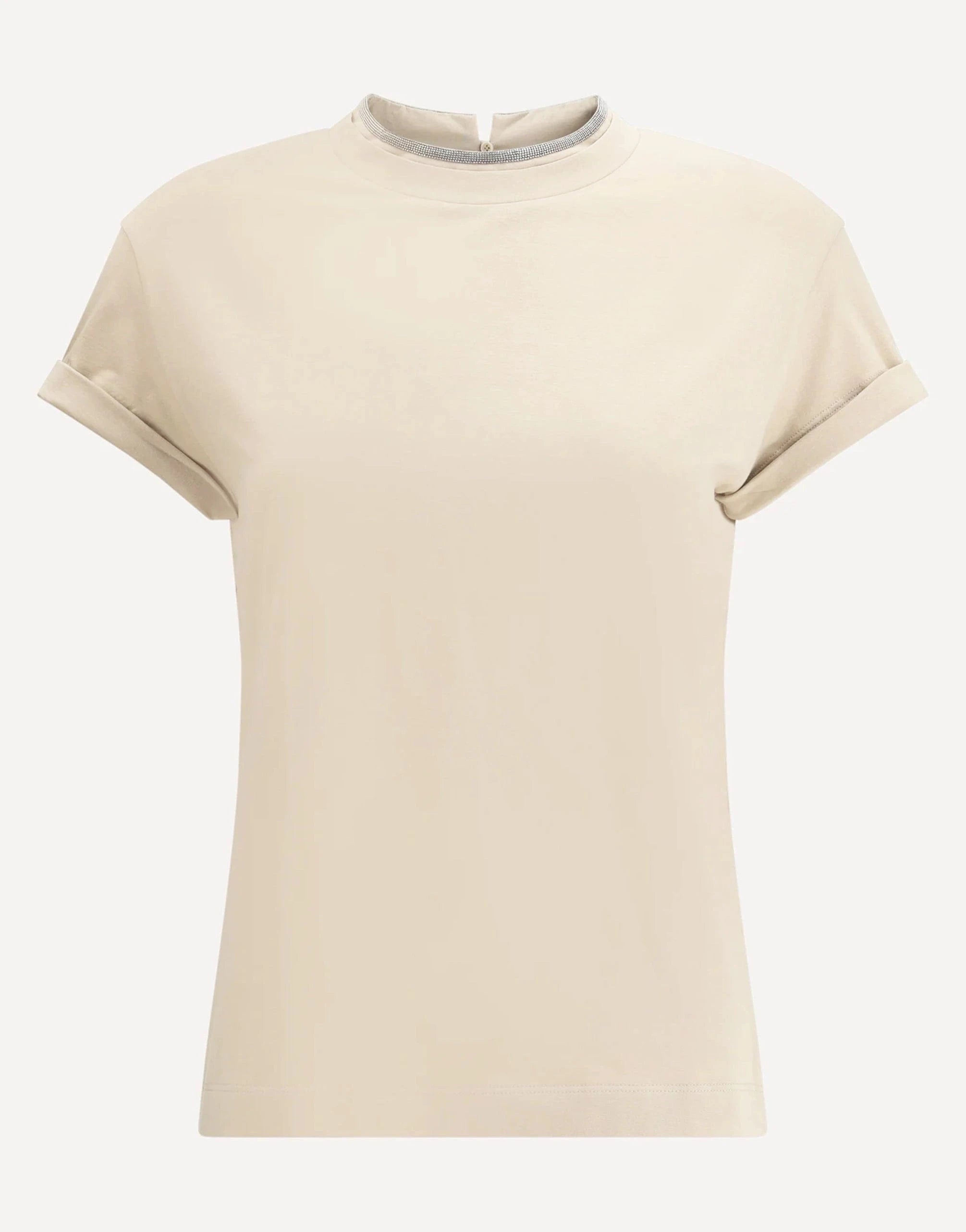 Brunello Cucinelli Stretch Precious Faux-Layering T-Shirt