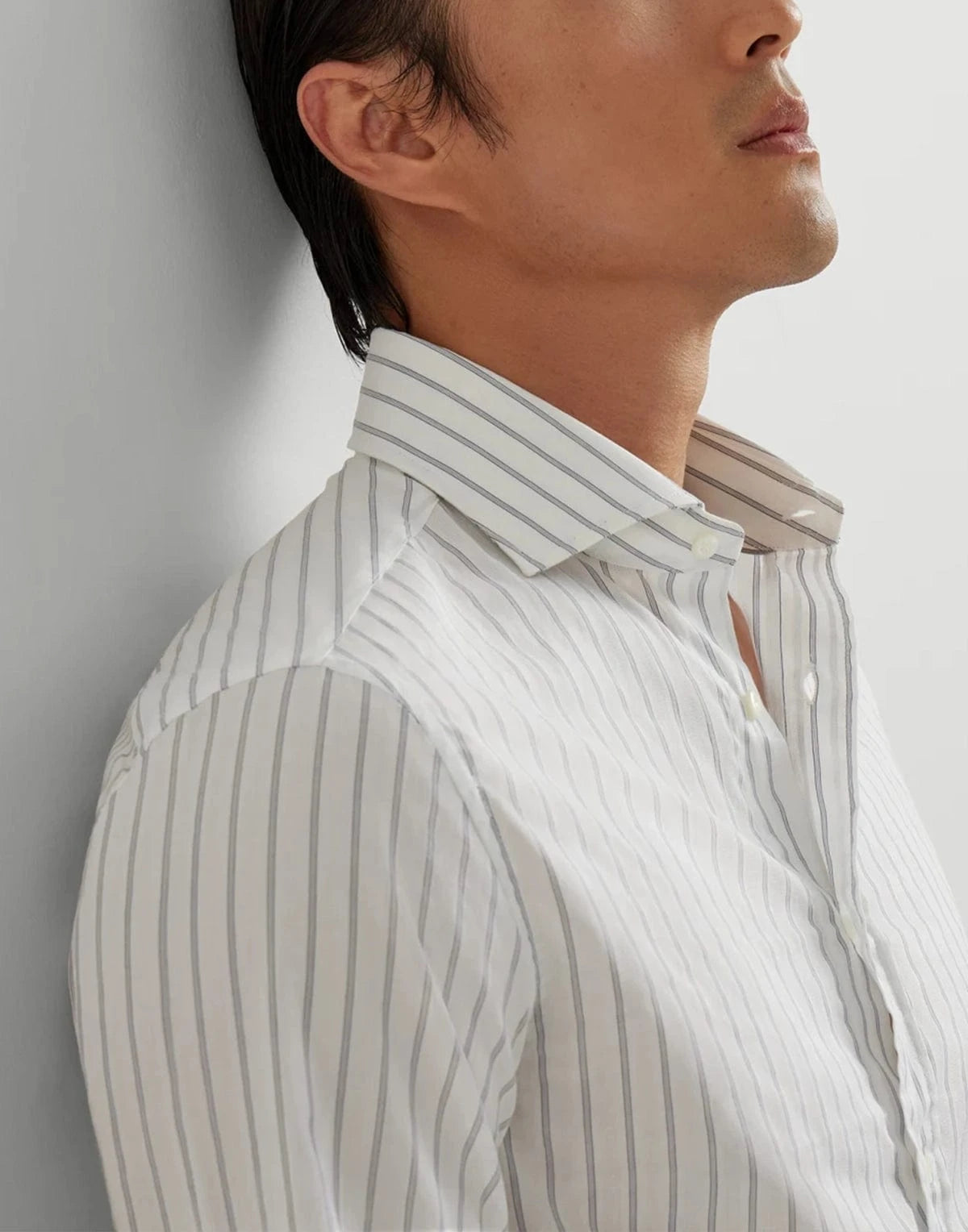 Brunello Cucinelli Striped Cotton Easy Fit Shirt