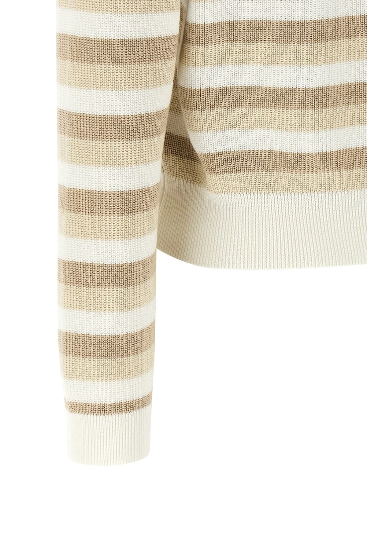 Brunello Cucinelli Brunello Cucinelli Striped Cotton Sweater