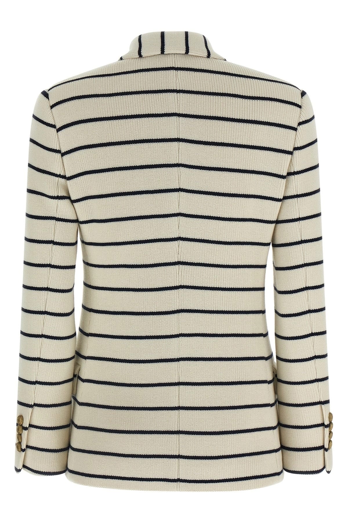 Brunello Cucinelli Brunello Cucinelli Striped Sweater Blazer