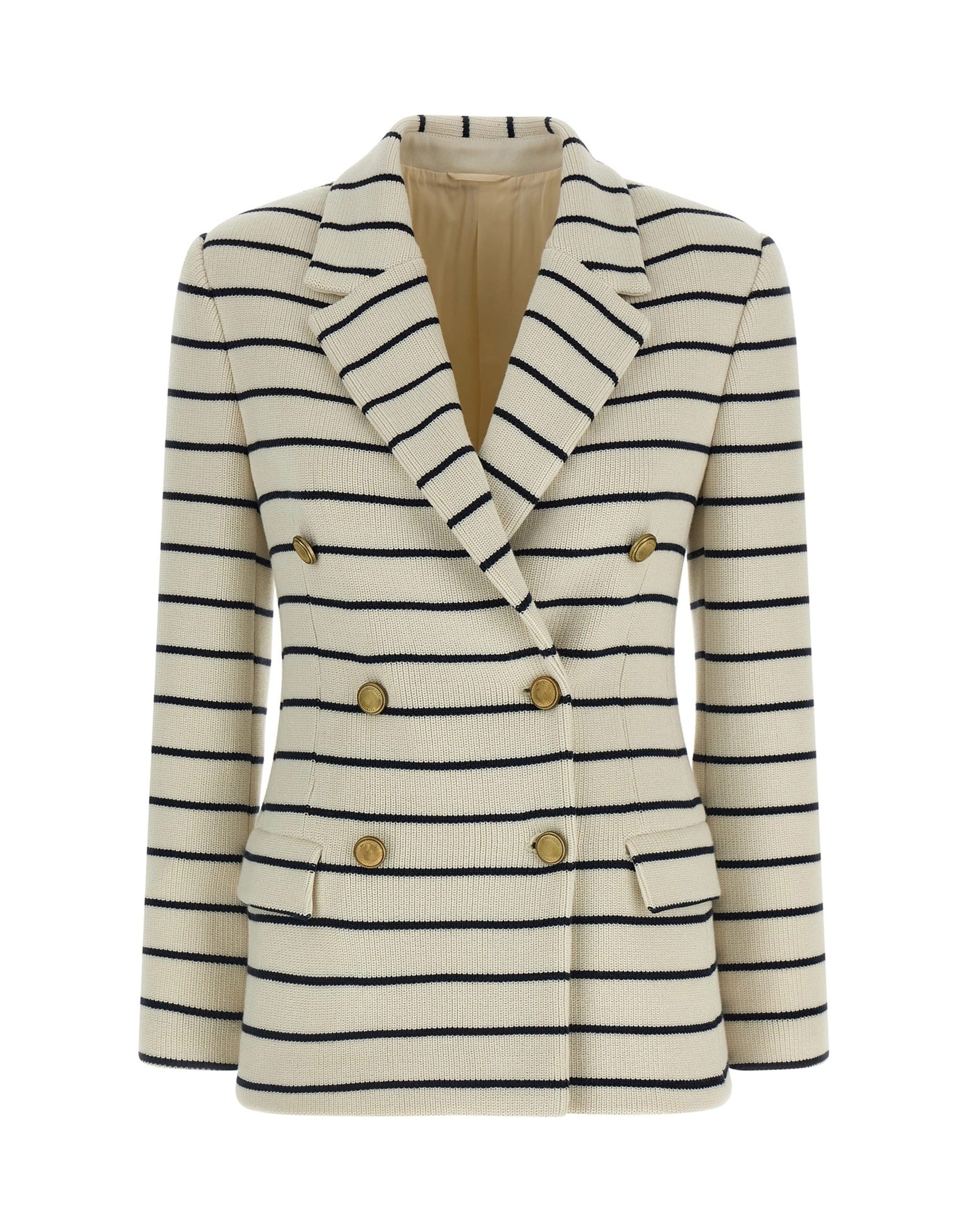 Brunello Cucinelli Brunello Cucinelli Striped Sweater Blazer
