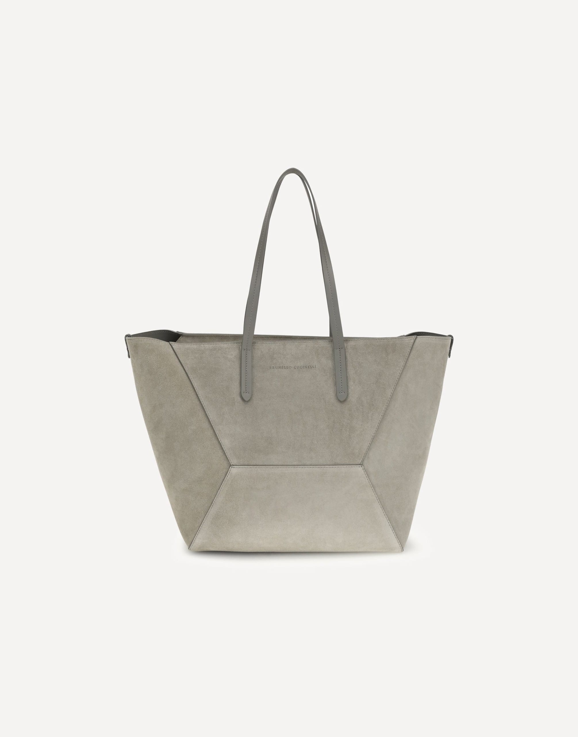 Brunello Cucinelli Suede Bc Tote Bag