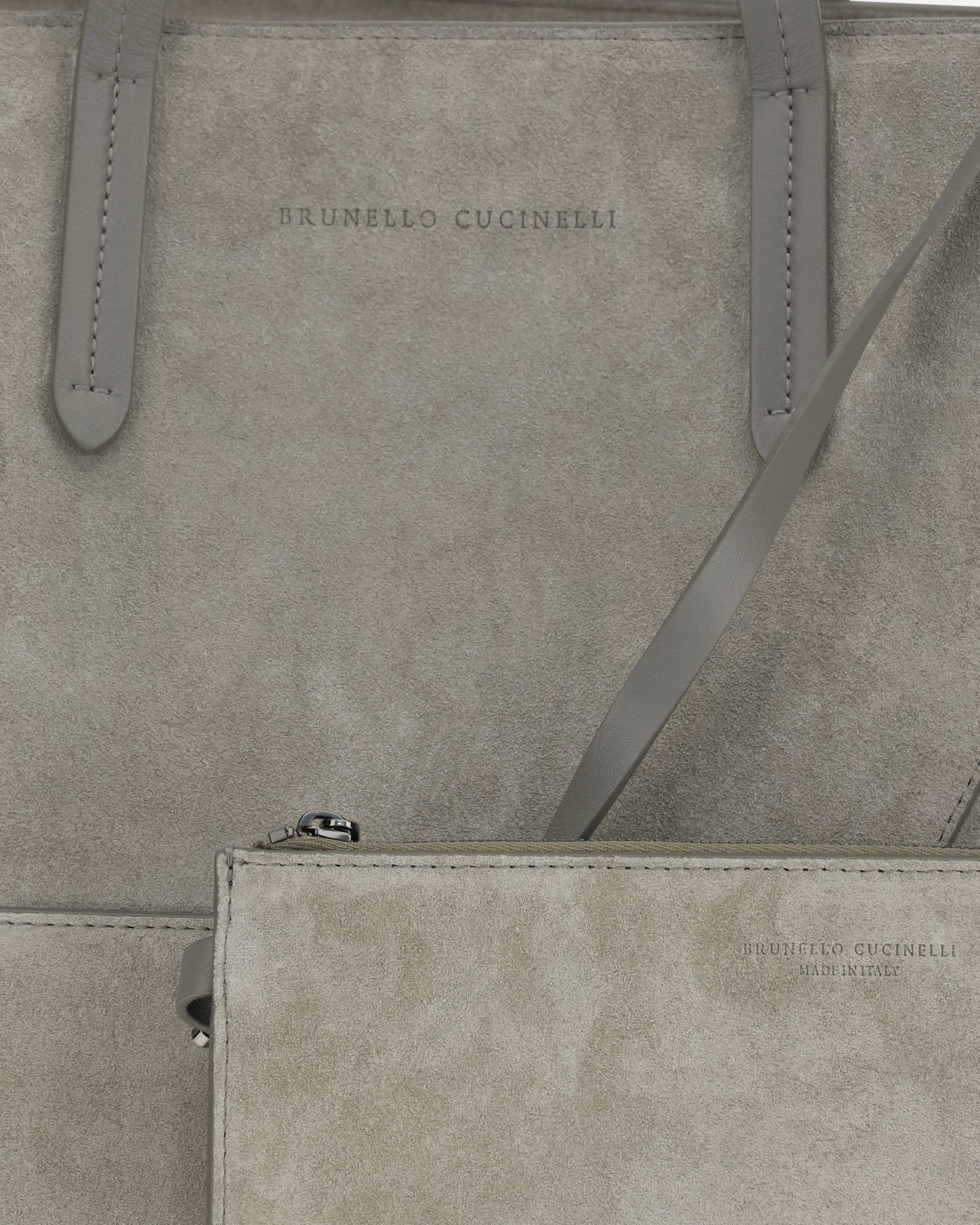 Brunello Cucinelli Suede Bc Tote Bag