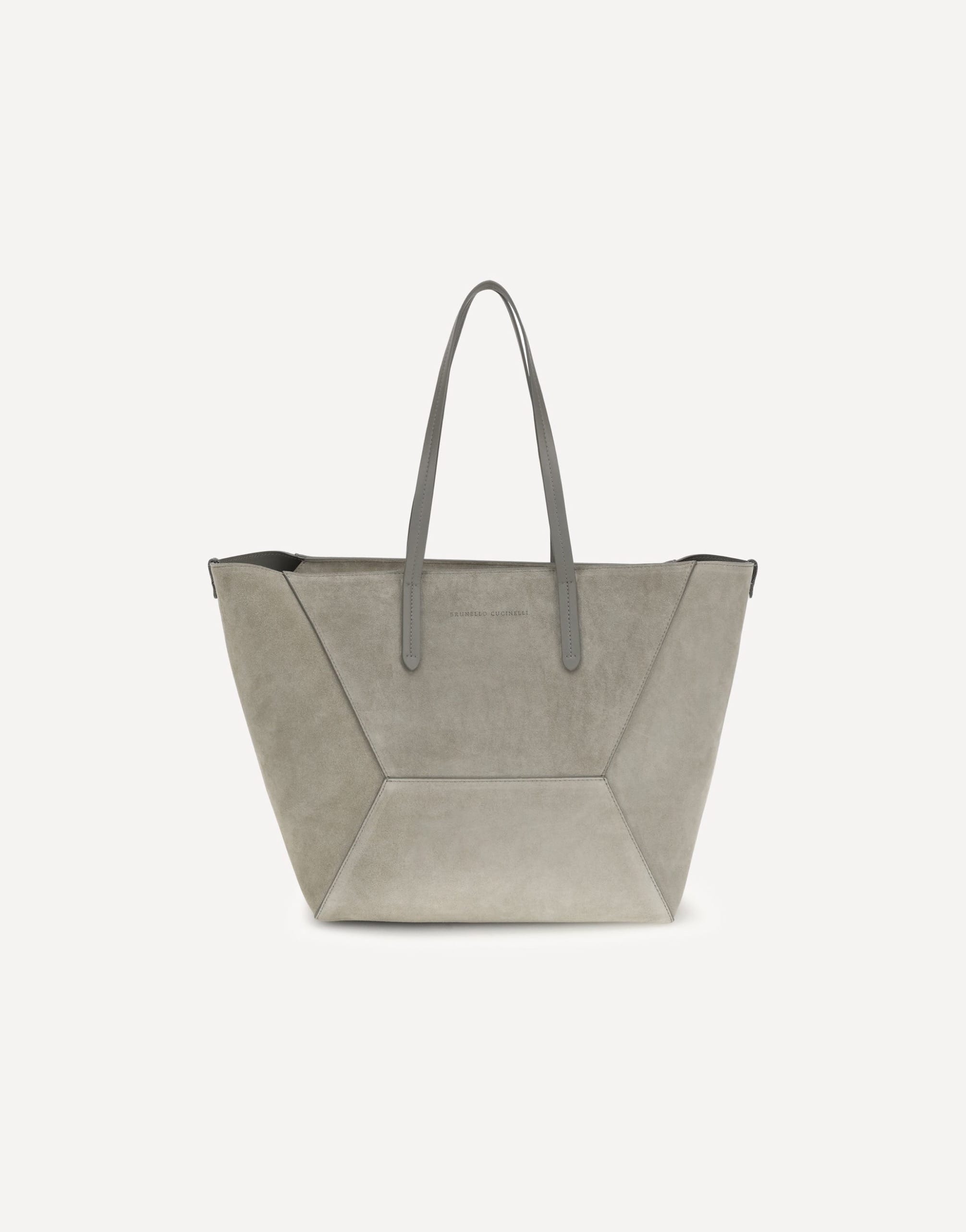 Brunello Cucinelli Suede Bc Tote Bag