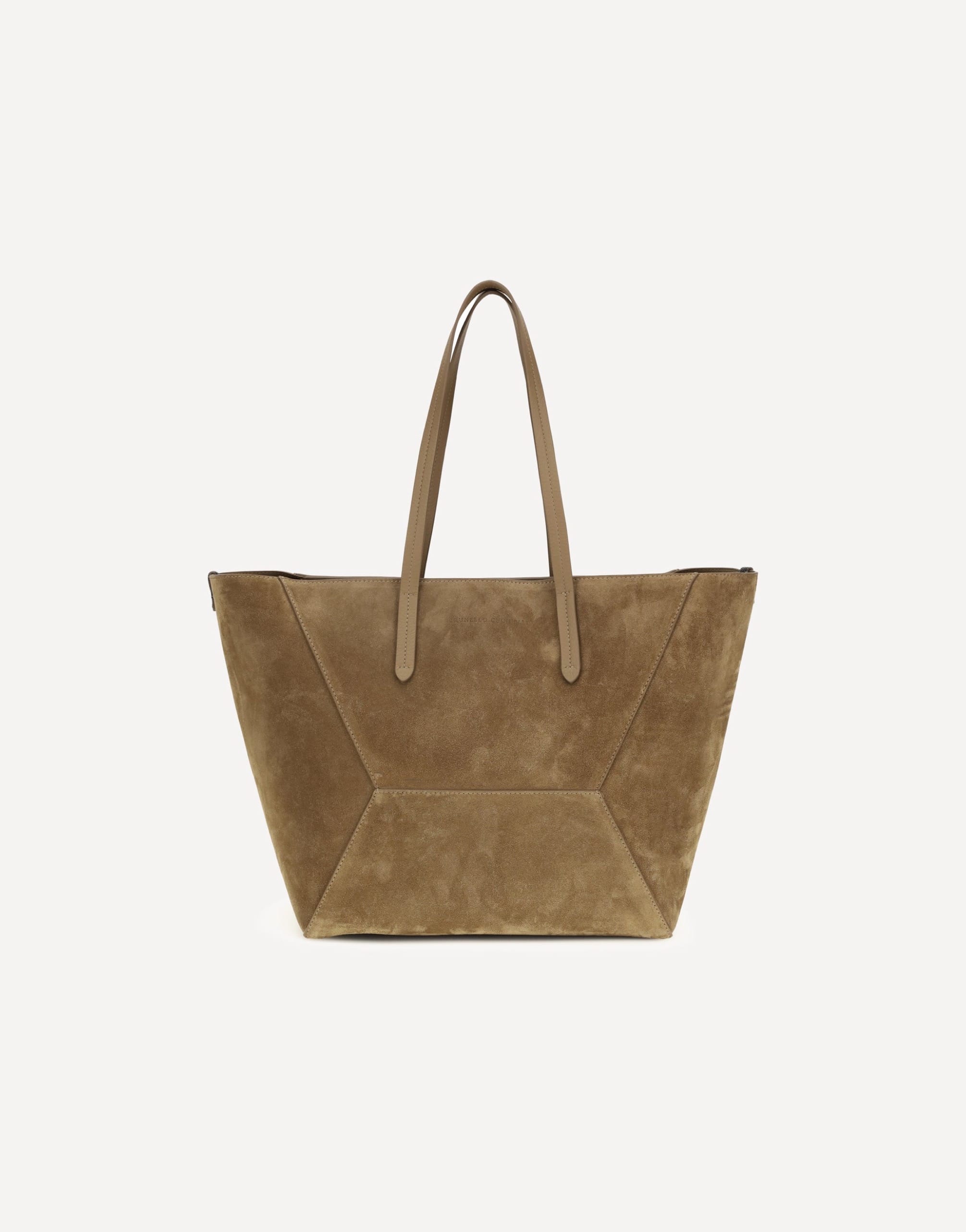 Brunello Cucinelli Suede Bc Tote Bag