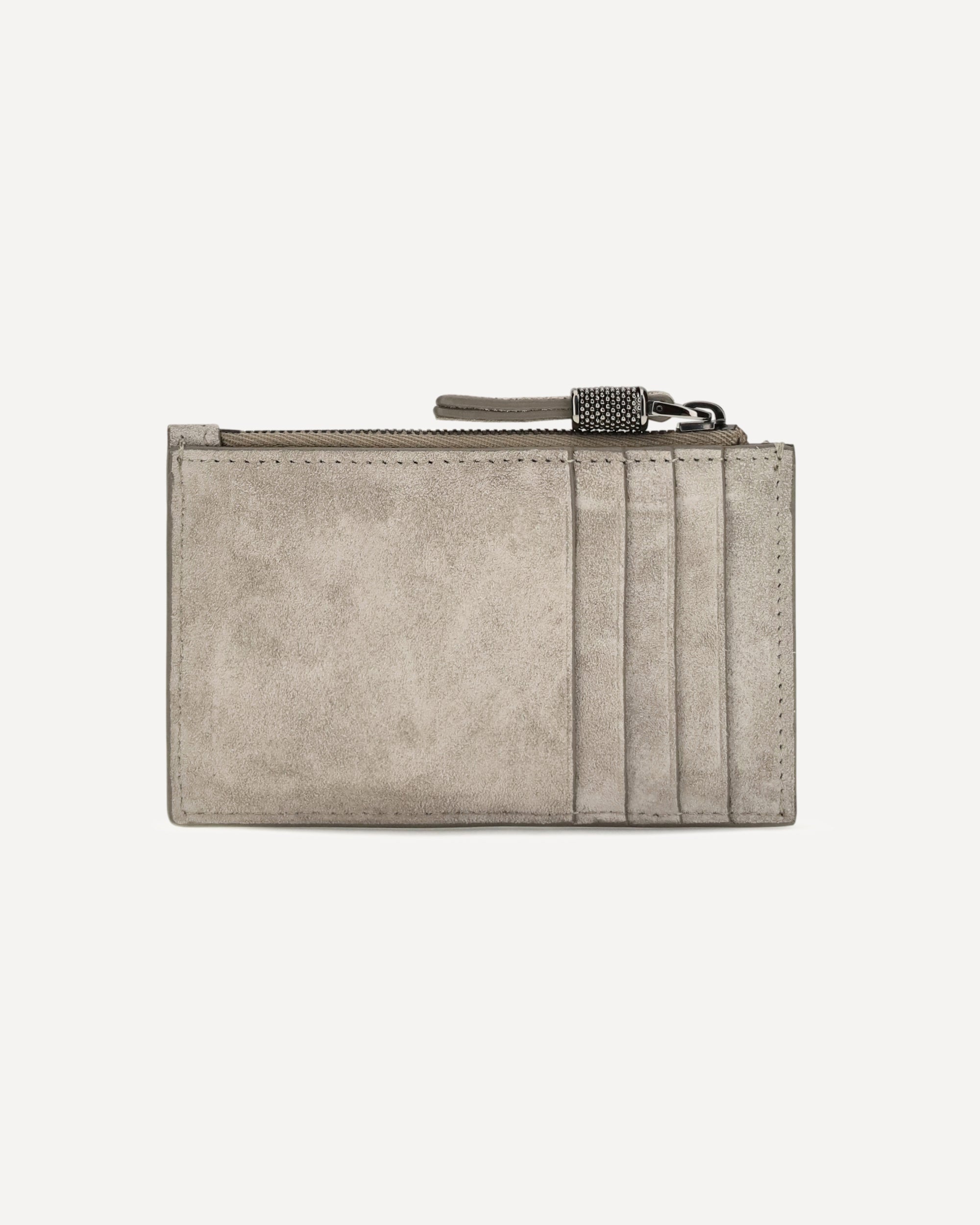 Brunello Cucinelli Suede Card Holder