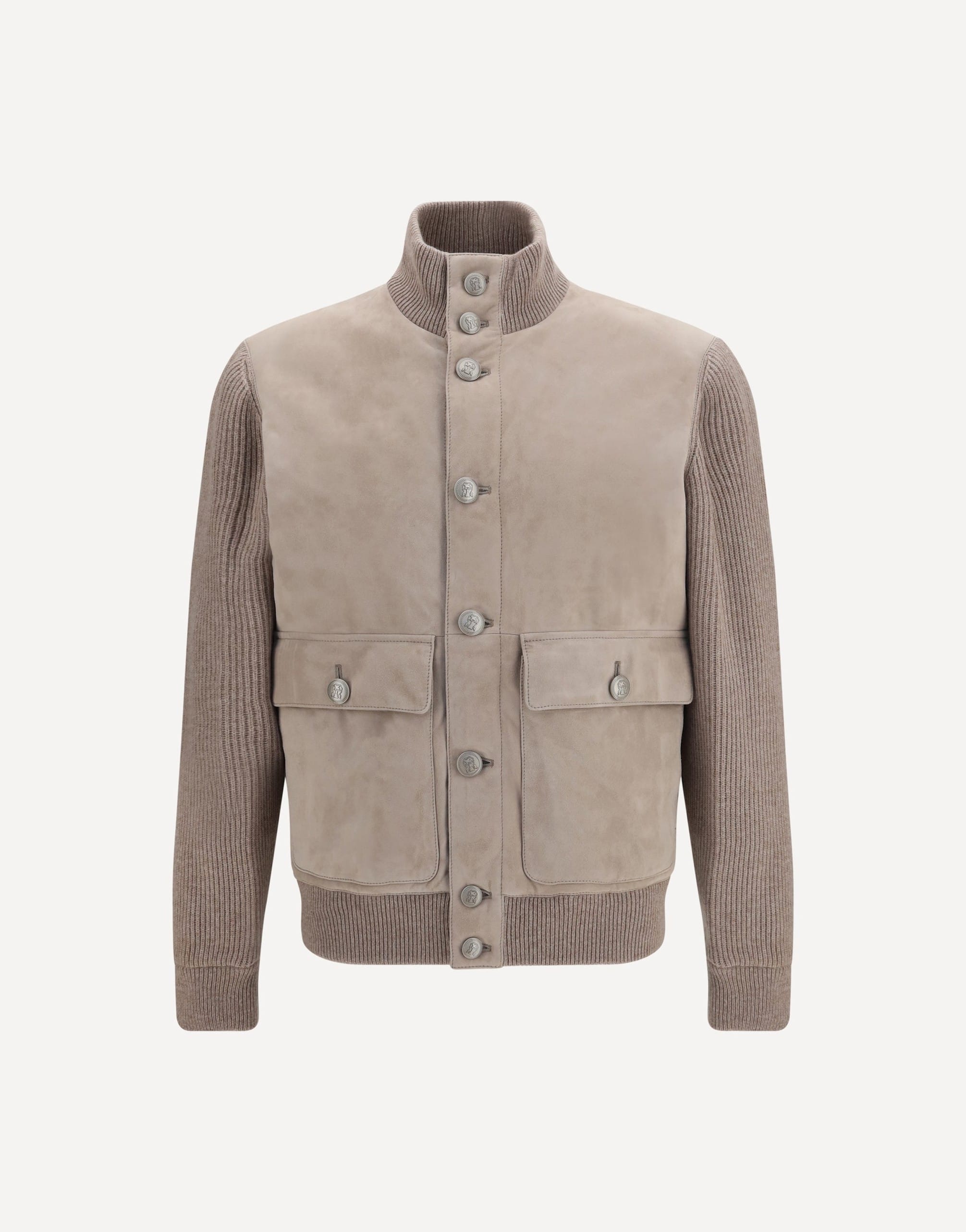 Brunello Cucinelli Suede Cashmere Jacket