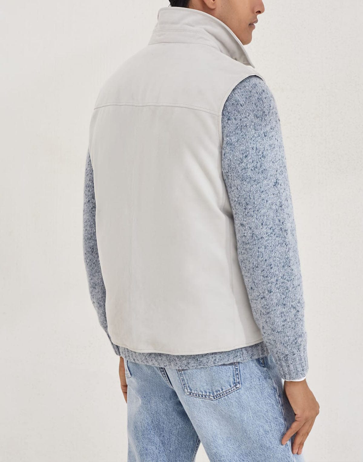 Brunello Cucinelli Suede Down Vest