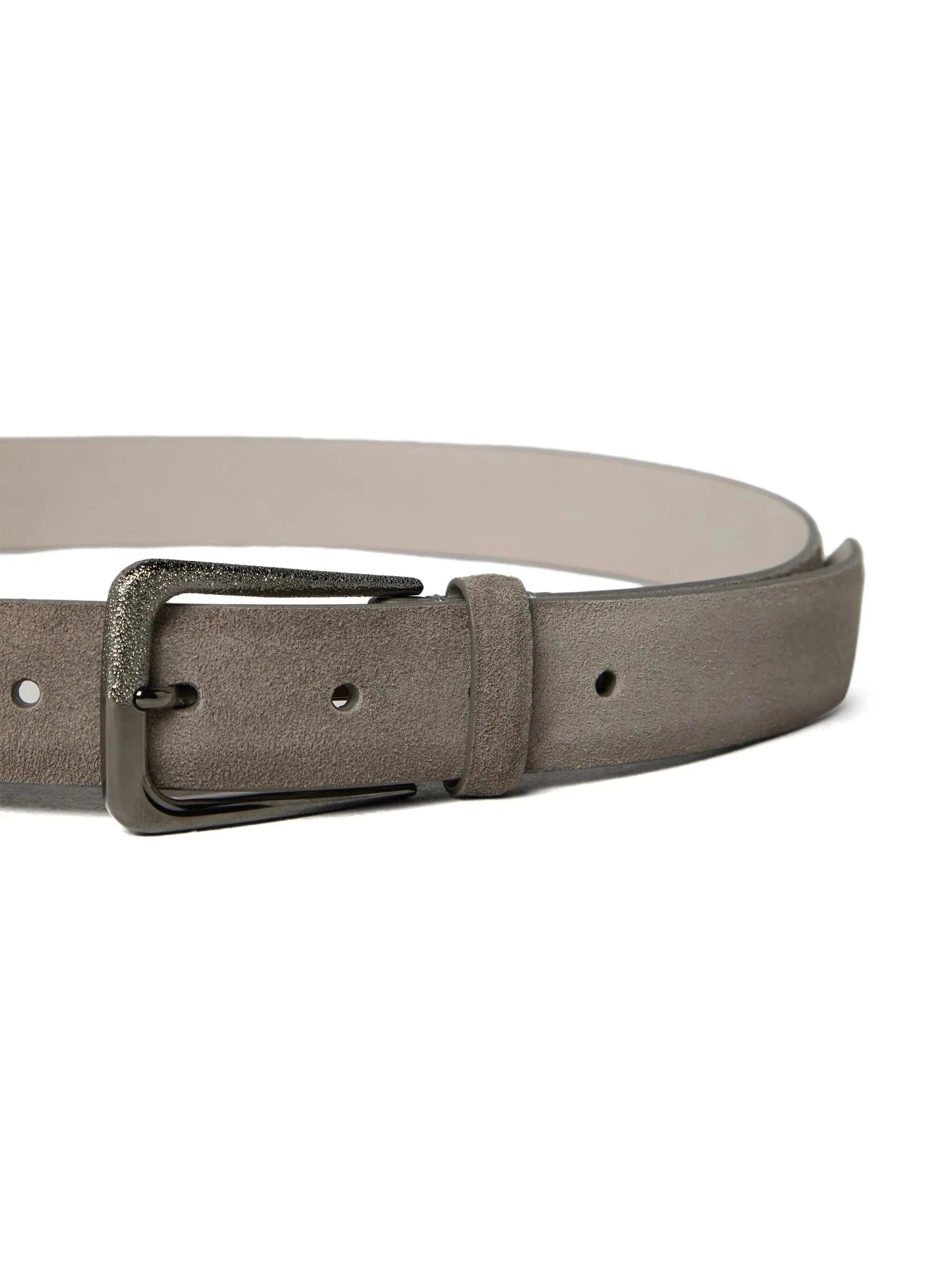 Brunello Cucinelli Suede Leather Belt