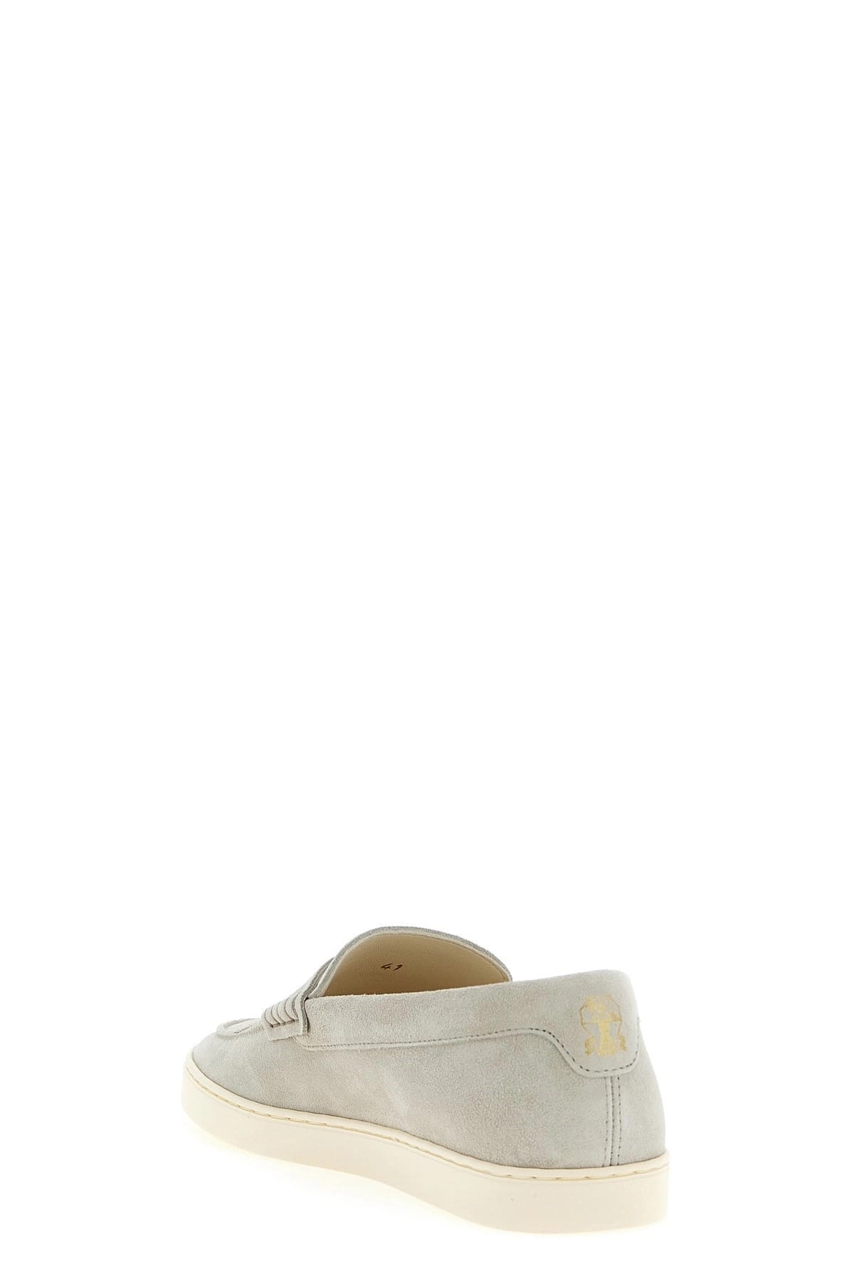 Brunello Cucinelli Suede Leather Loafer Sneakers