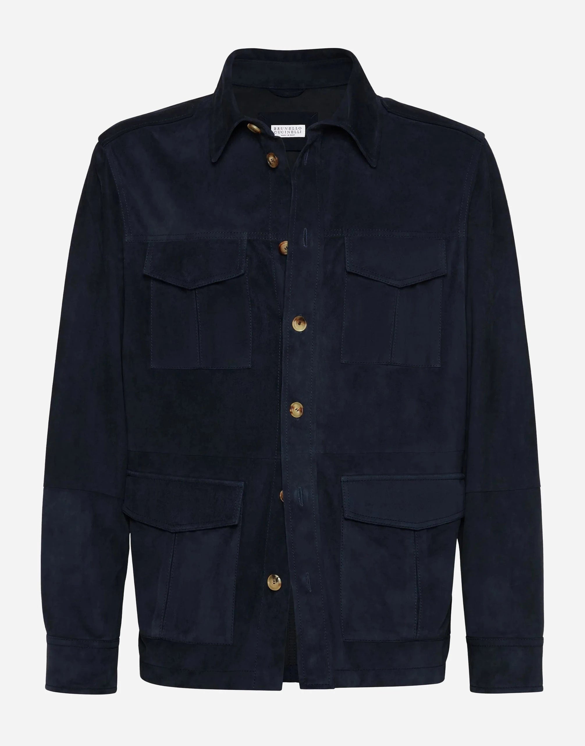 Brunello Cucinelli Suede Safari Jacket