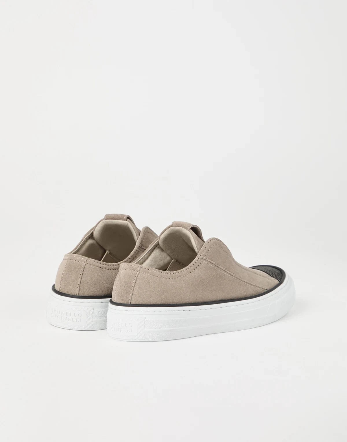 Brunello Cucinelli Suede Slip-On Sneakers