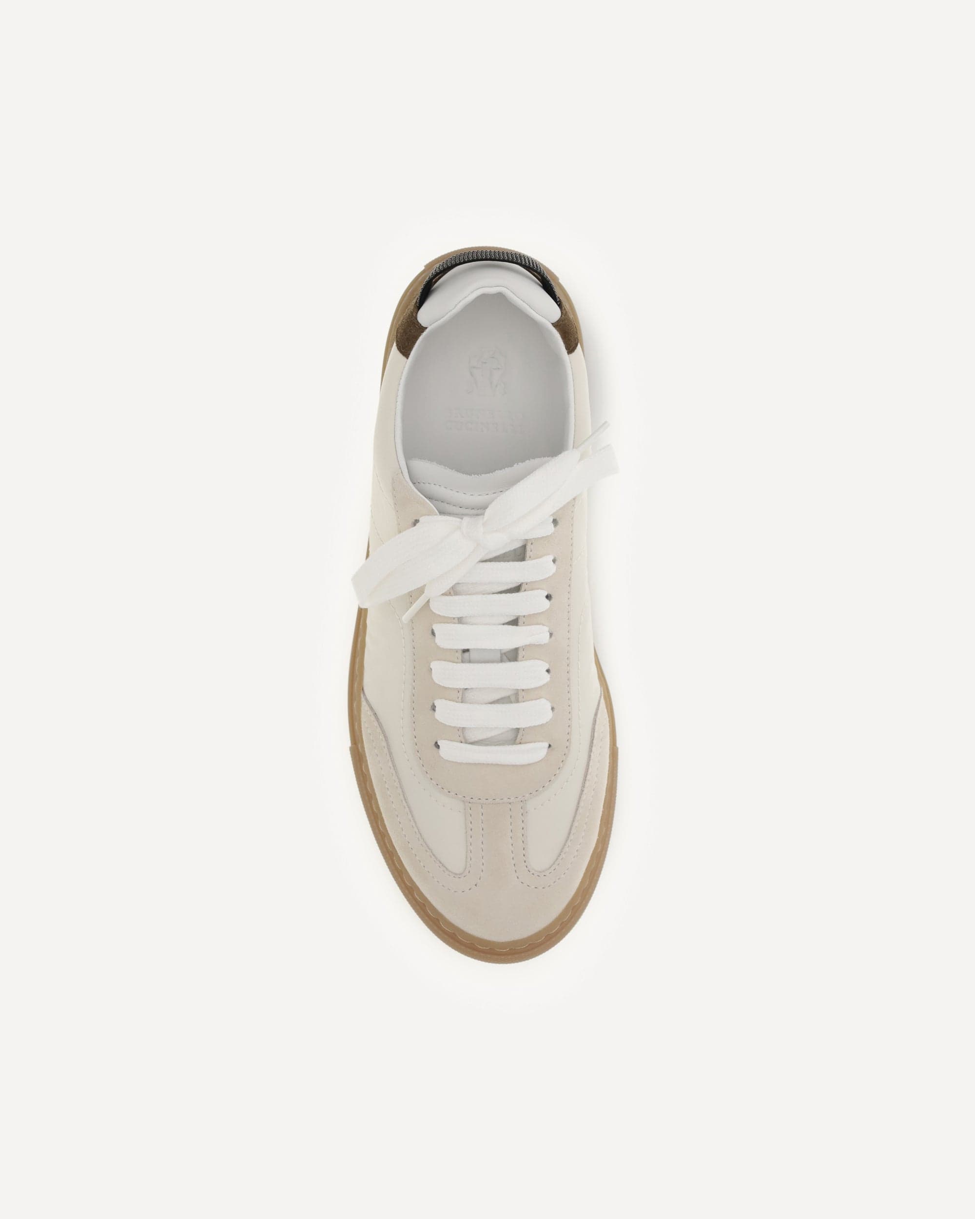 Brunello Cucinelli Suede Sneakers Precious Loop Charm