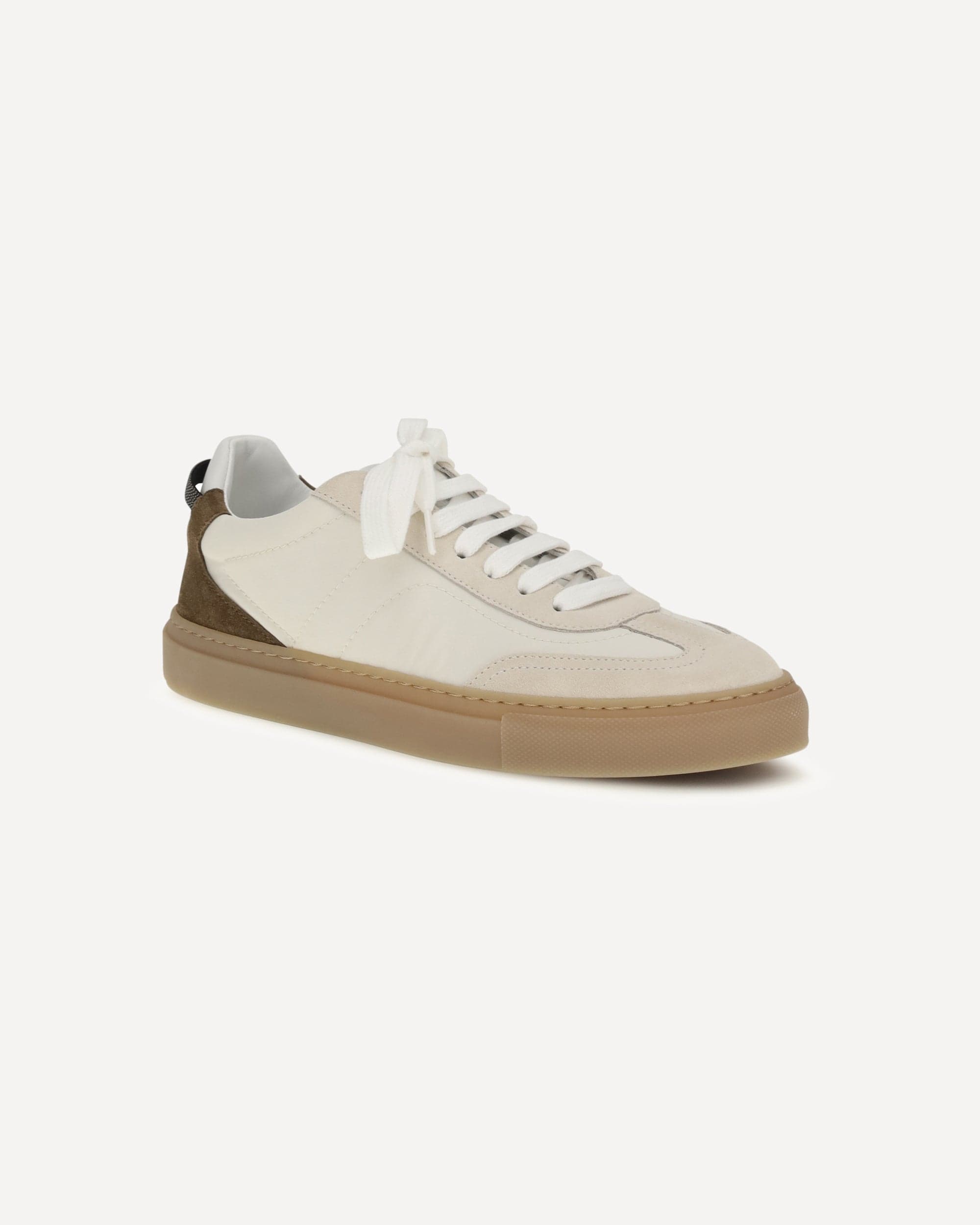 Brunello Cucinelli Suede Sneakers Precious Loop Charm - alternate view