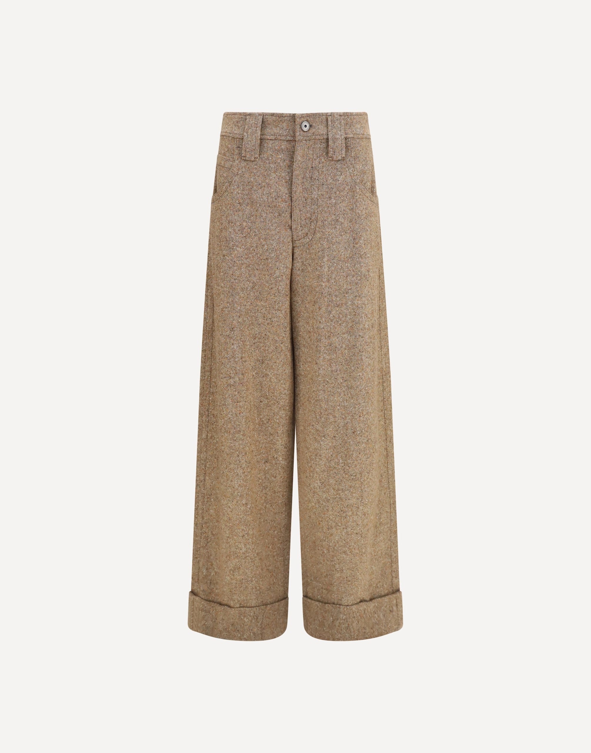 Brunello Cucinelli Tailored Wool-Blend Pants