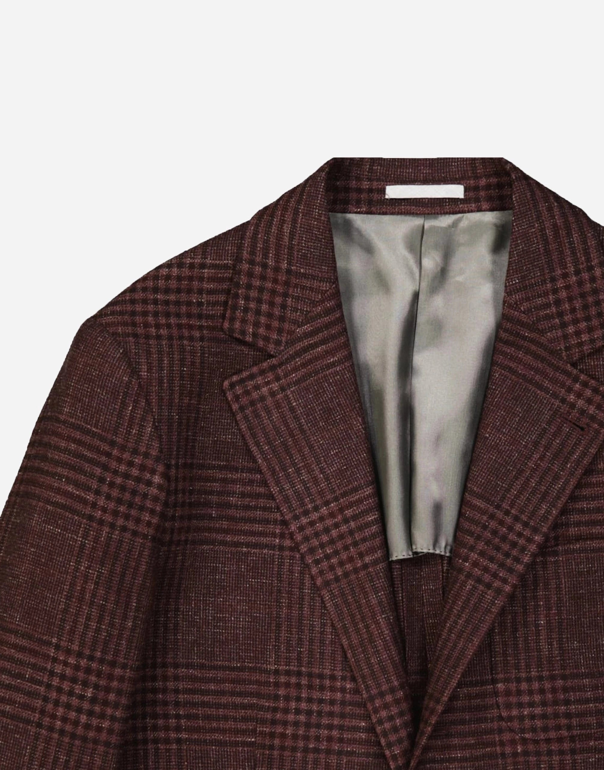 Brunello Cucinelli Tartan Wool-Blend Blazer Jacket