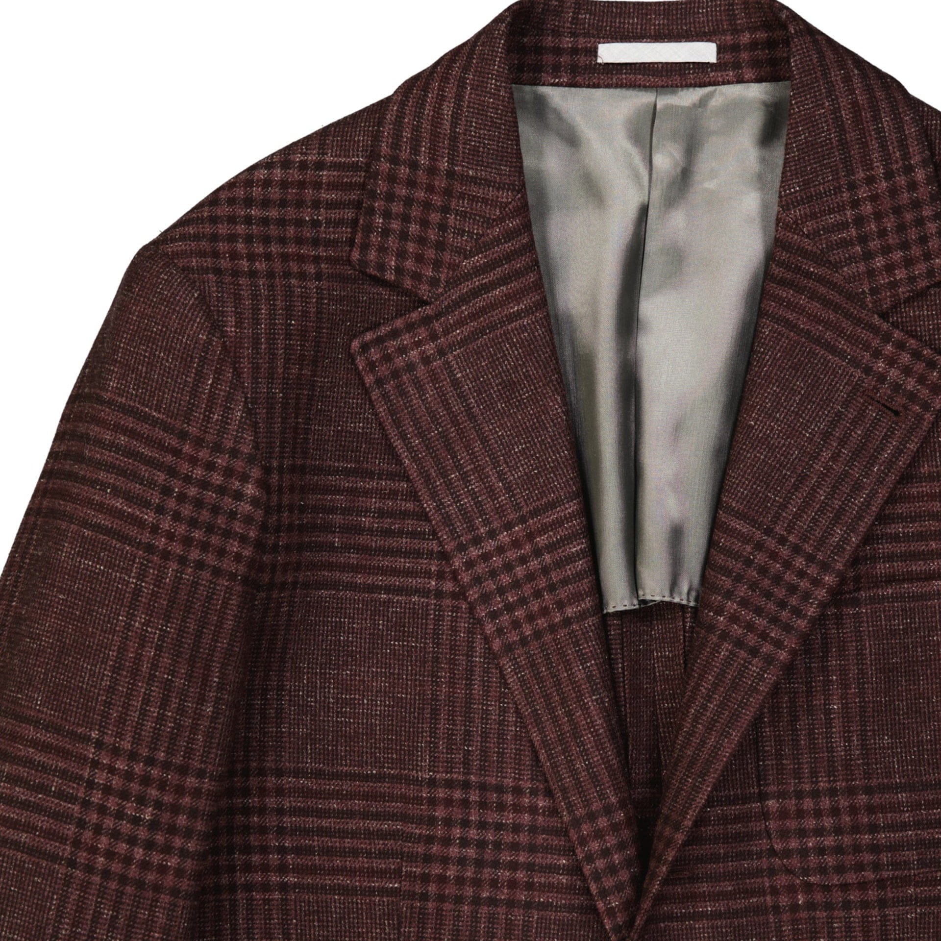Brunello Cucinelli Tartan Wool Jacket With Cashmere Silk