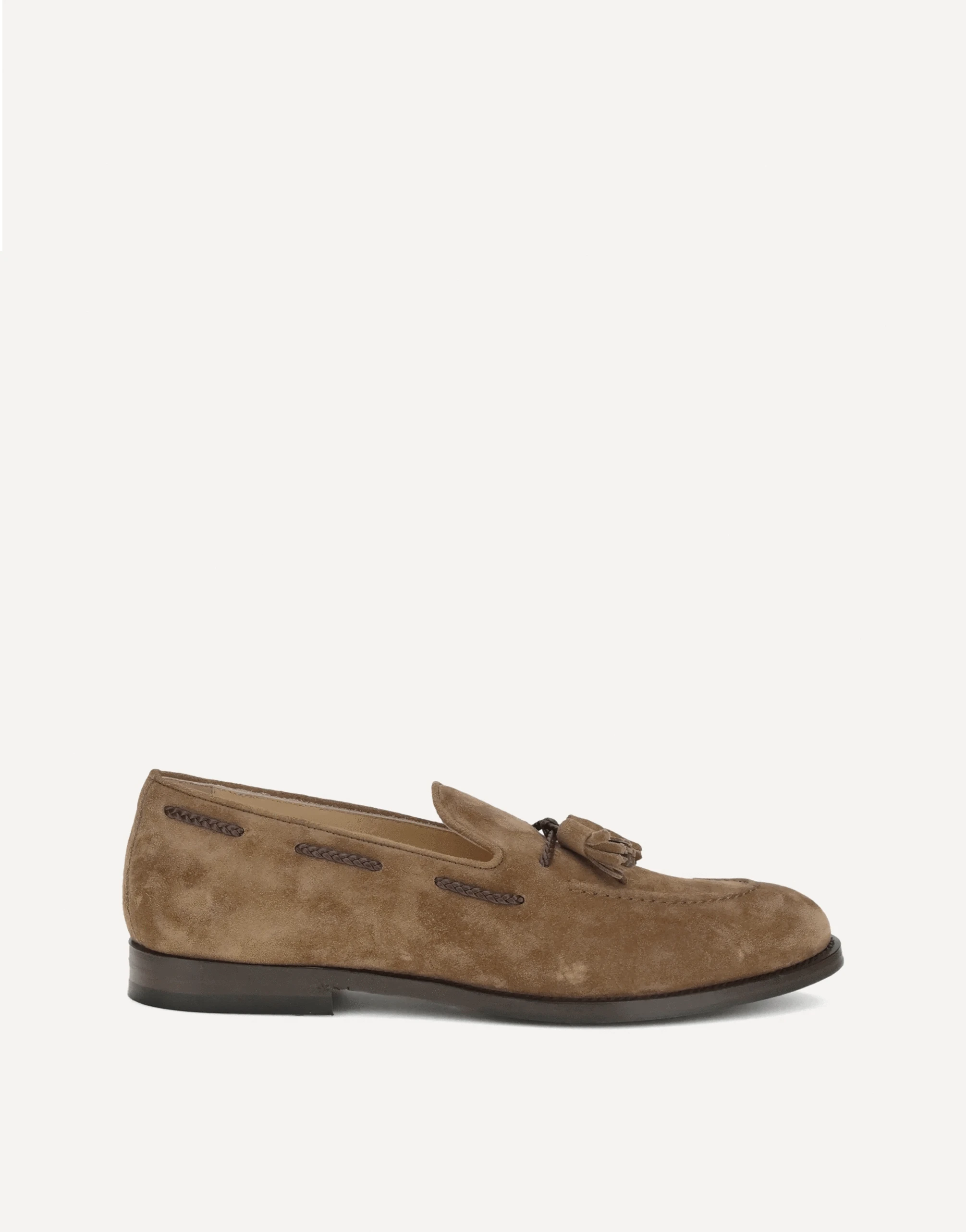 Brunello Cucinelli Tassel Suede Loafers
