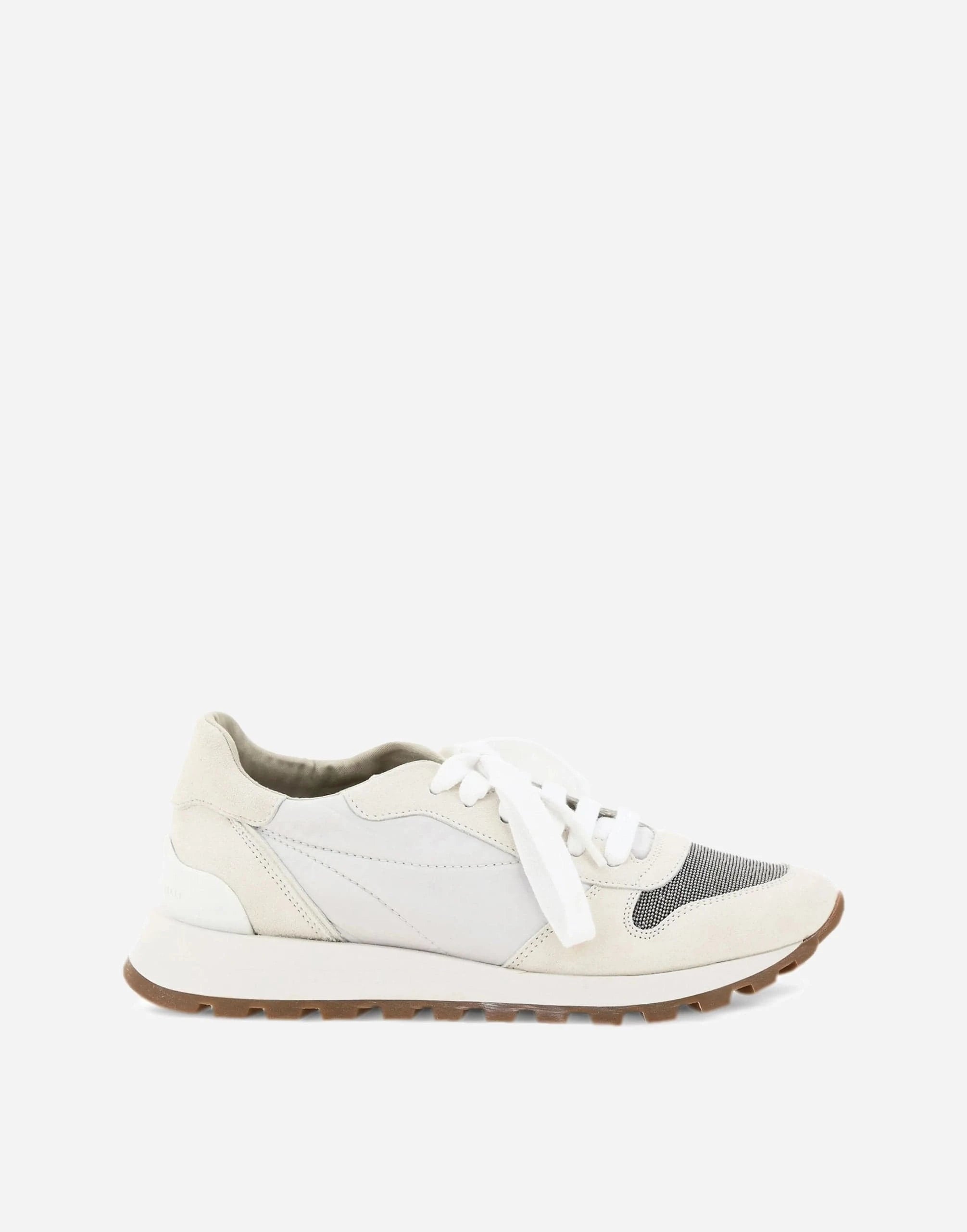 Brunello Cucinelli Techno Color-Block Suede Sneakers