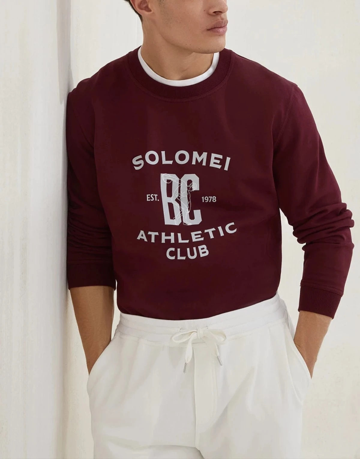 Brunello Cucinelli Techno Cotton French Terry Sweatshirt