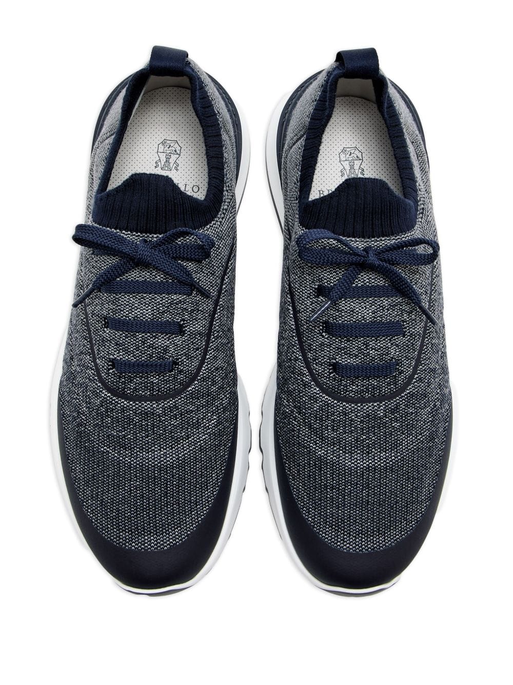 Brunello Cucinelli Techno Cotton Knit Heat-Bonded Sneakers