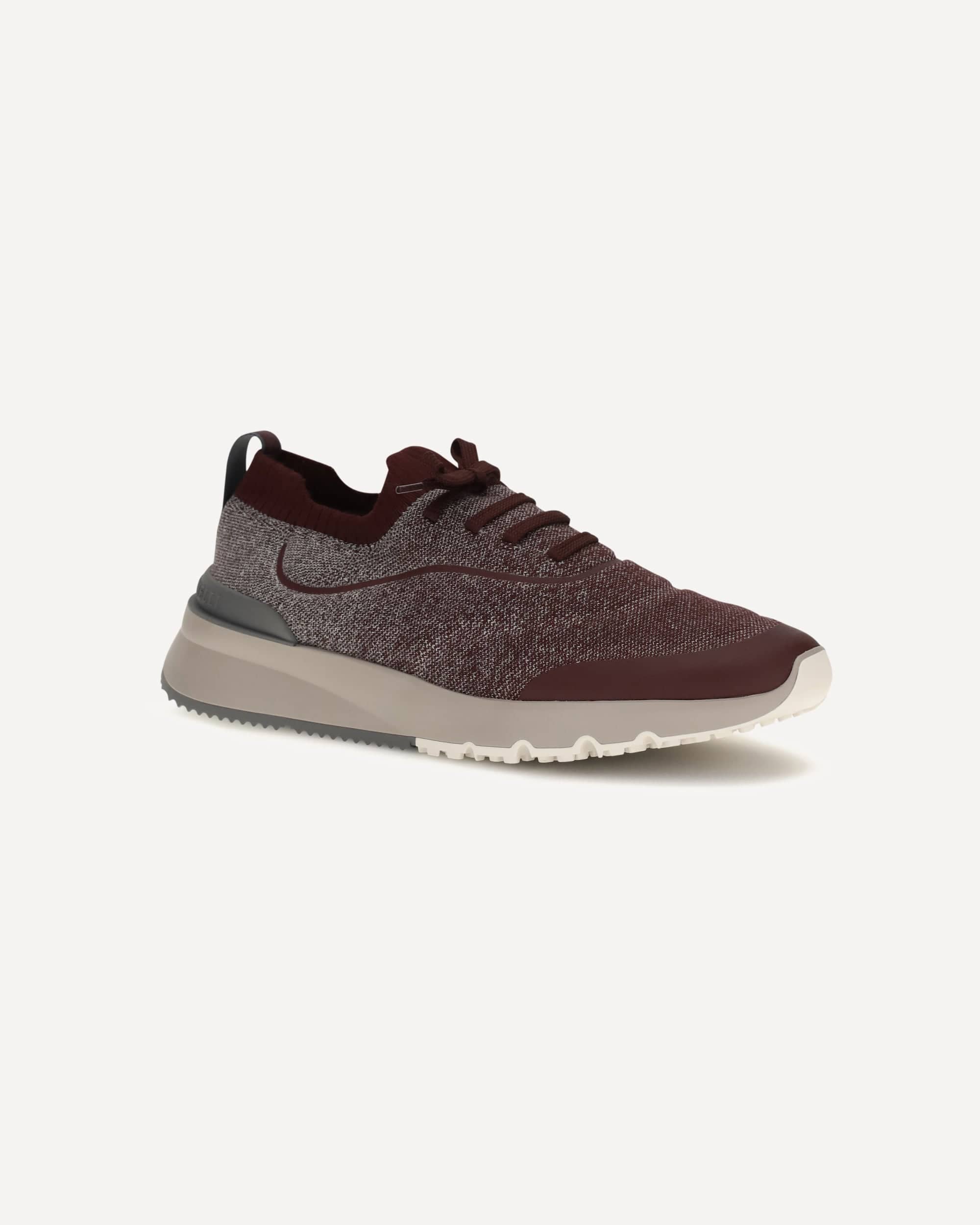 Brunello Cucinelli technisch katoenen gebreide hardloopschoenen - alternate view